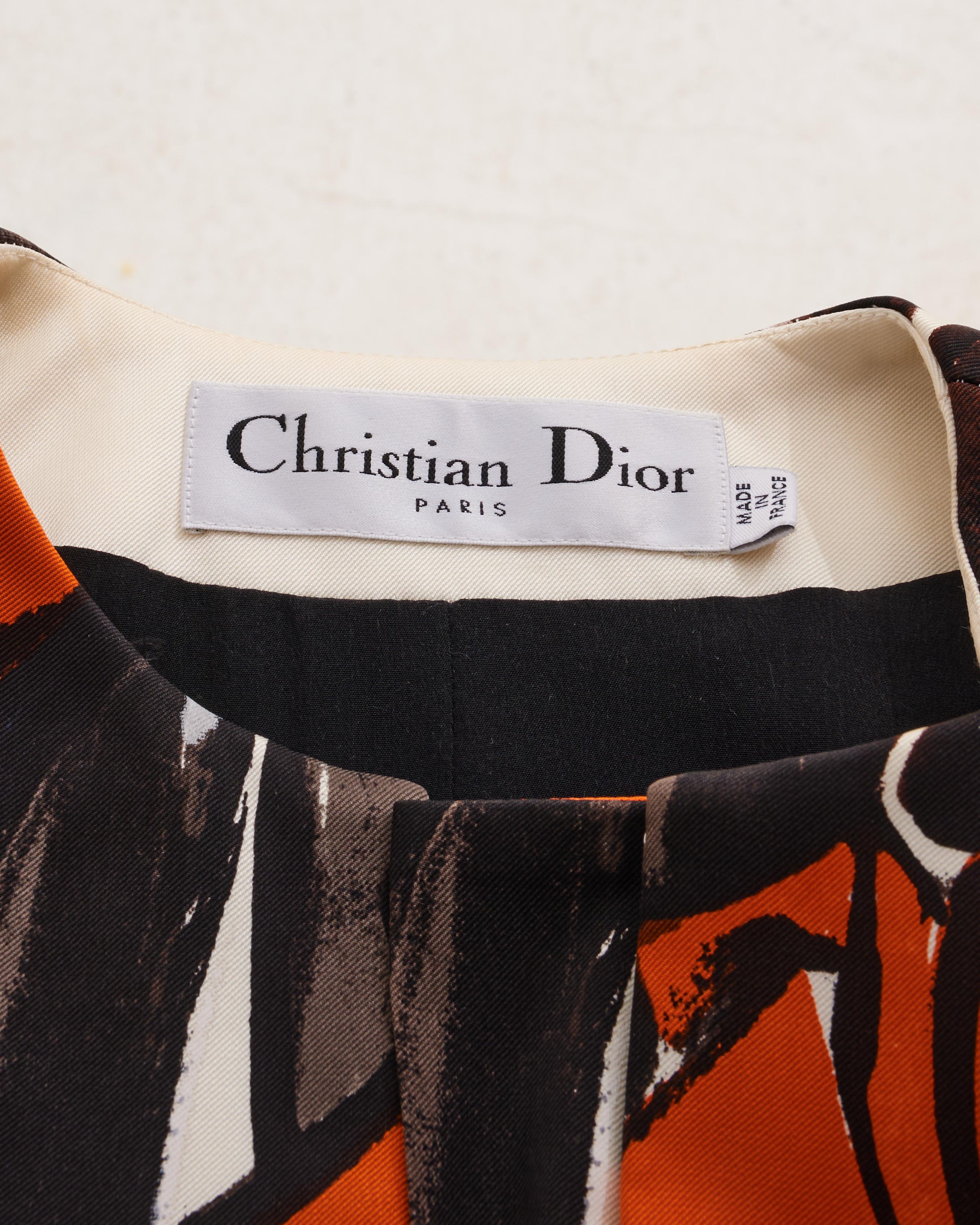Christian Dior by Raf Simons Cruise 2015 Multicolor flower printed top and bag For Sale 3