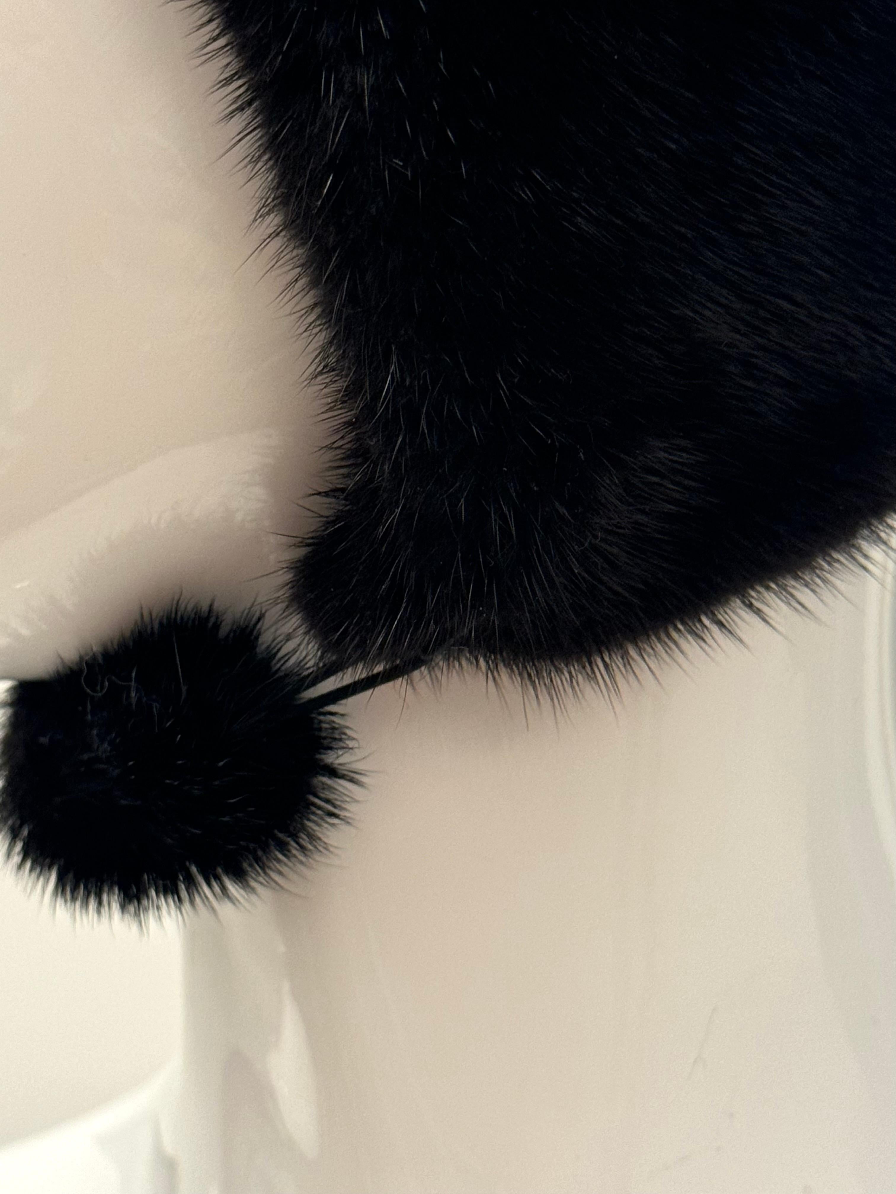 Christian Dior by Raf Simons F/W 2013 mink fur and cashmere hat 2