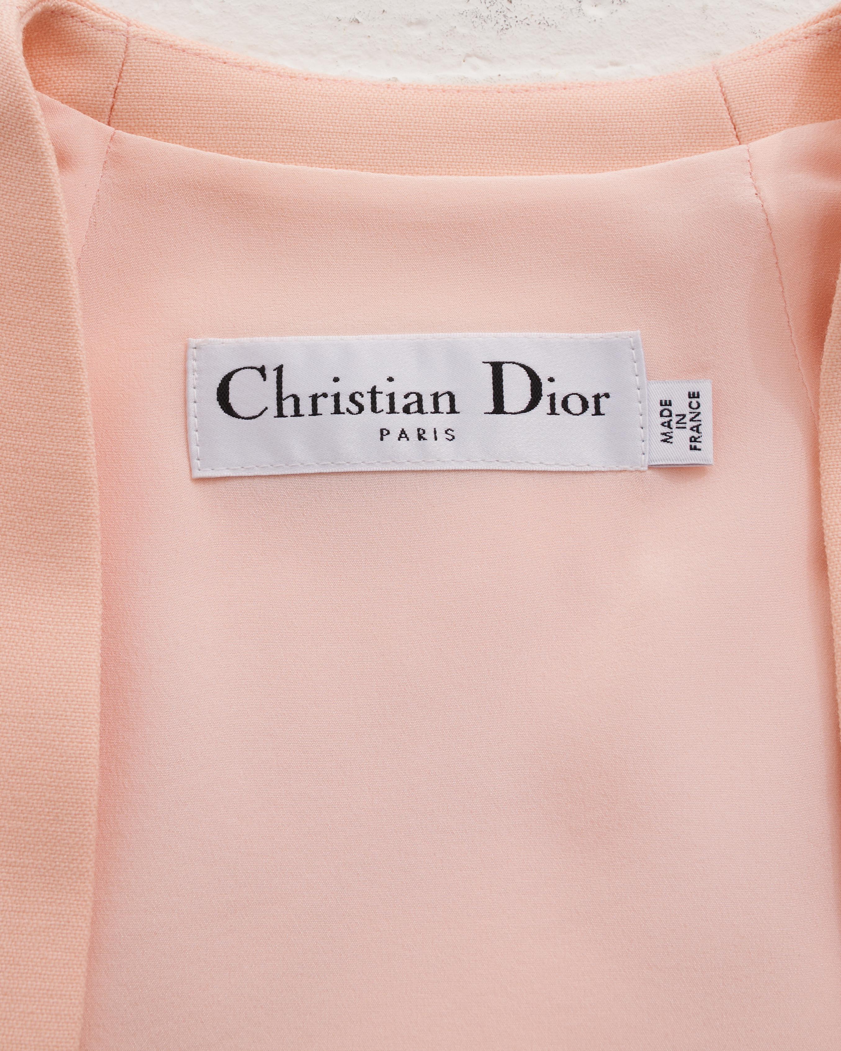 Christian Dior by Raf Simons F/W 2013 Top rose et mini-jupe à motifs de fleurs en vente 5