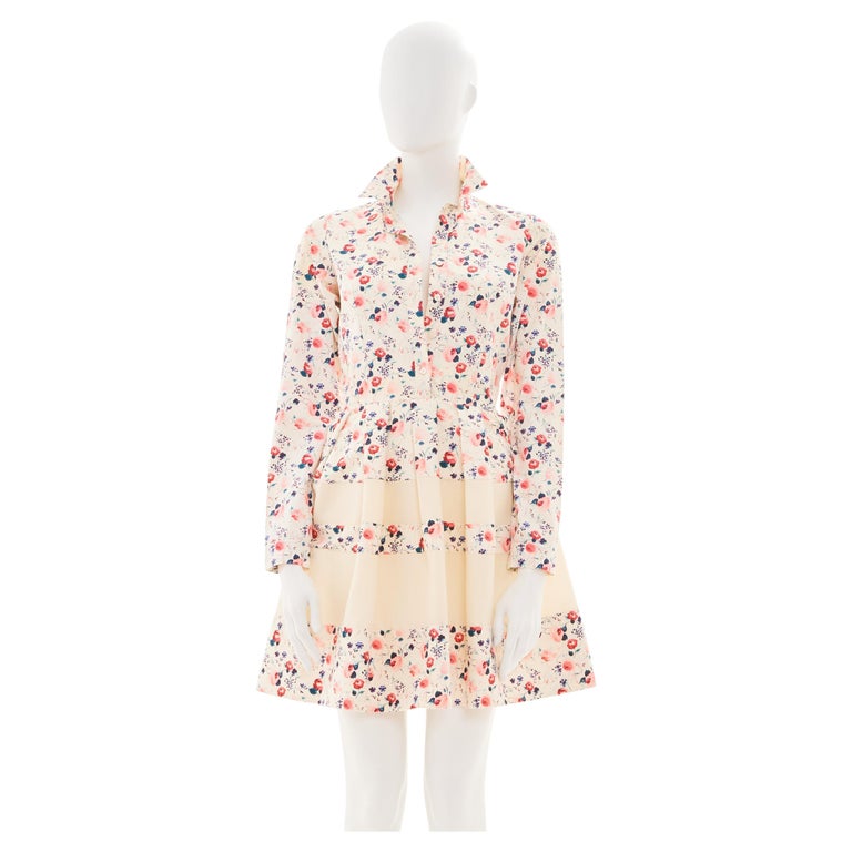 Christian Dior by Raf Simons Resort 2013 White Flowers Longsleeve 