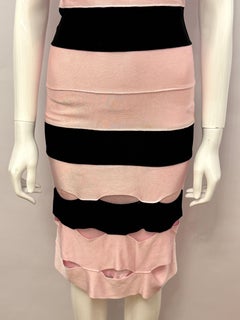 Christian Dior by Raf Simons S/S 2014 rare press sample pink and black dress