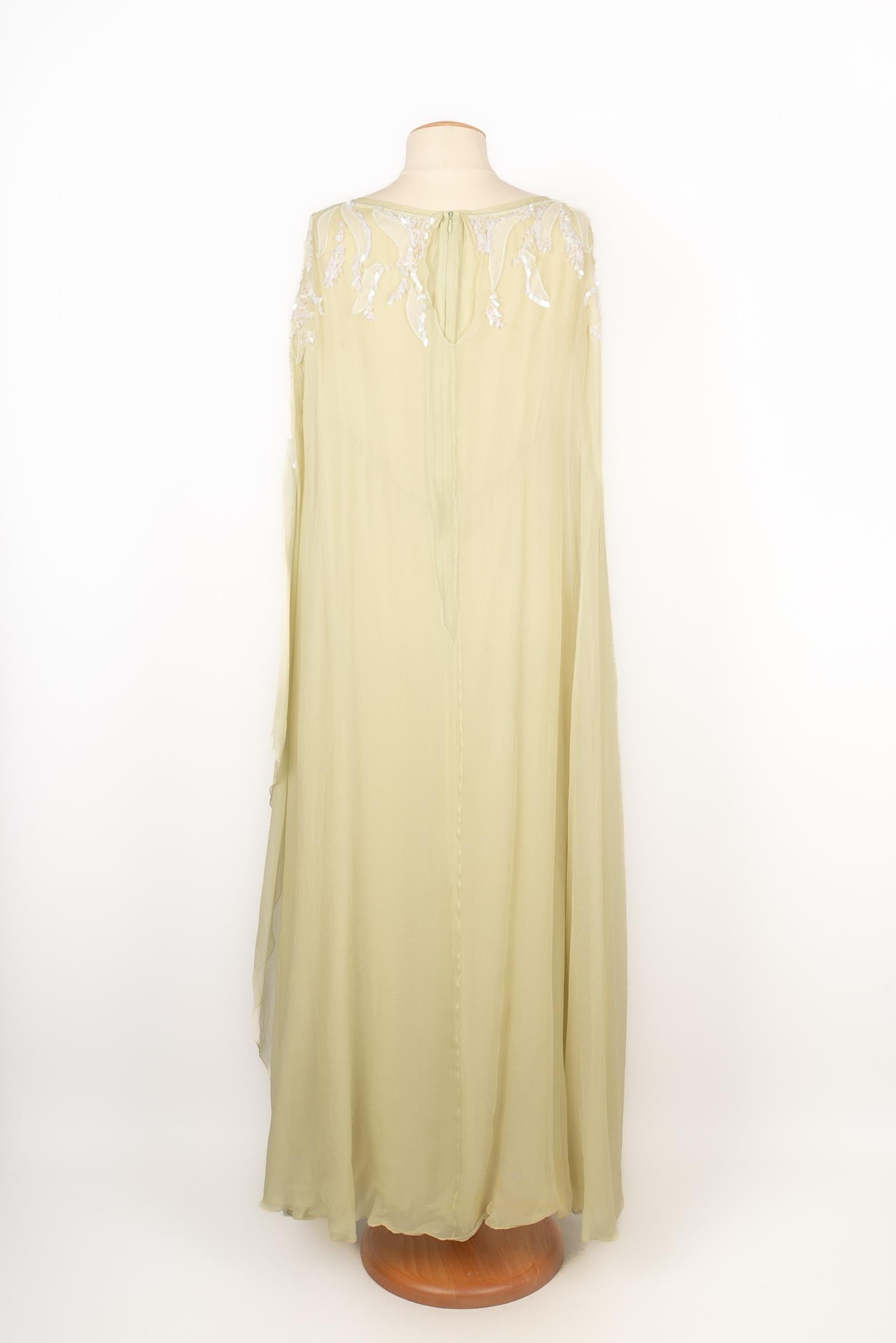 Christian Dior caftan dress circa 2011 In Excellent Condition For Sale In SAINT-OUEN-SUR-SEINE, FR