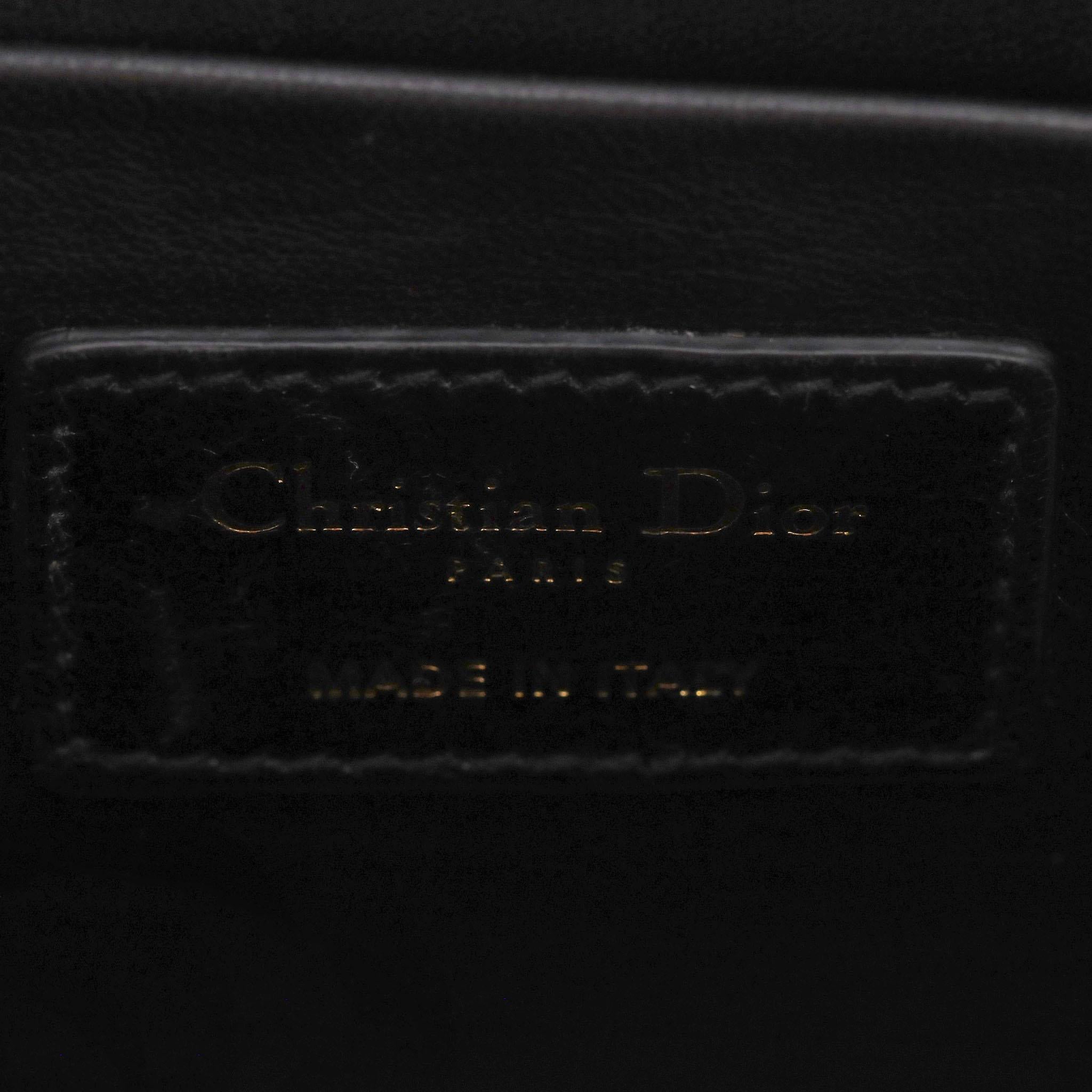 Christian Dior Calfskin Leather 30 Montaigne Box Bag For Sale 4