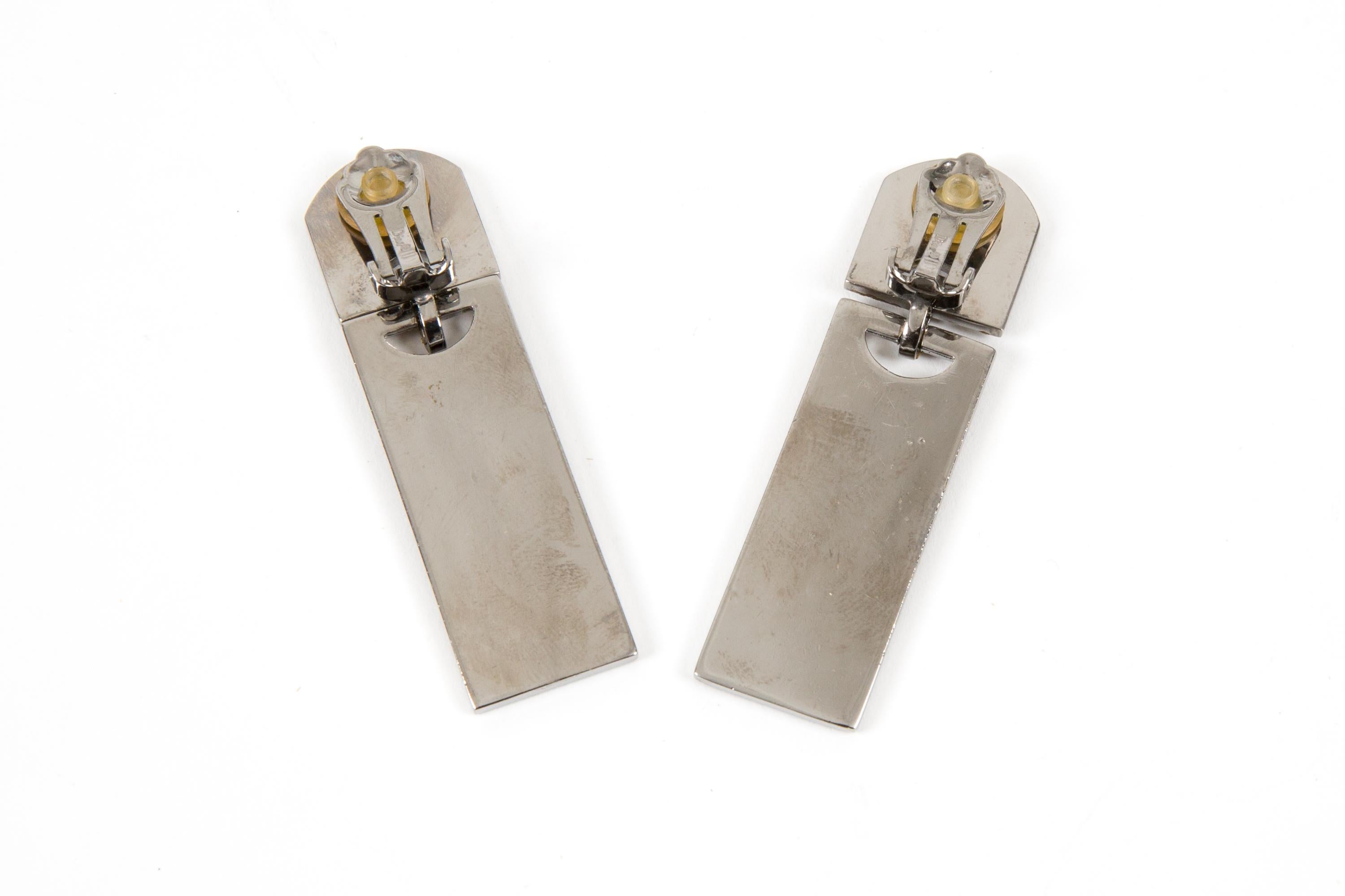 De las mujeres Pendientes de clip Christian Dior Camel en venta