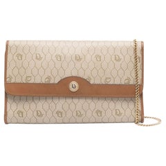Christian Dior Camel Honeycomb Shoulder Bag
