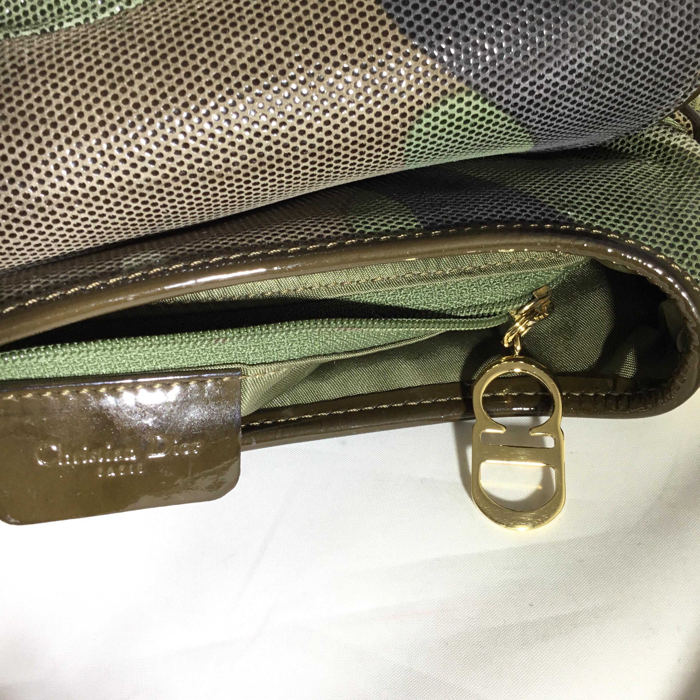Christian Dior Camouflage Saddle Bag 2