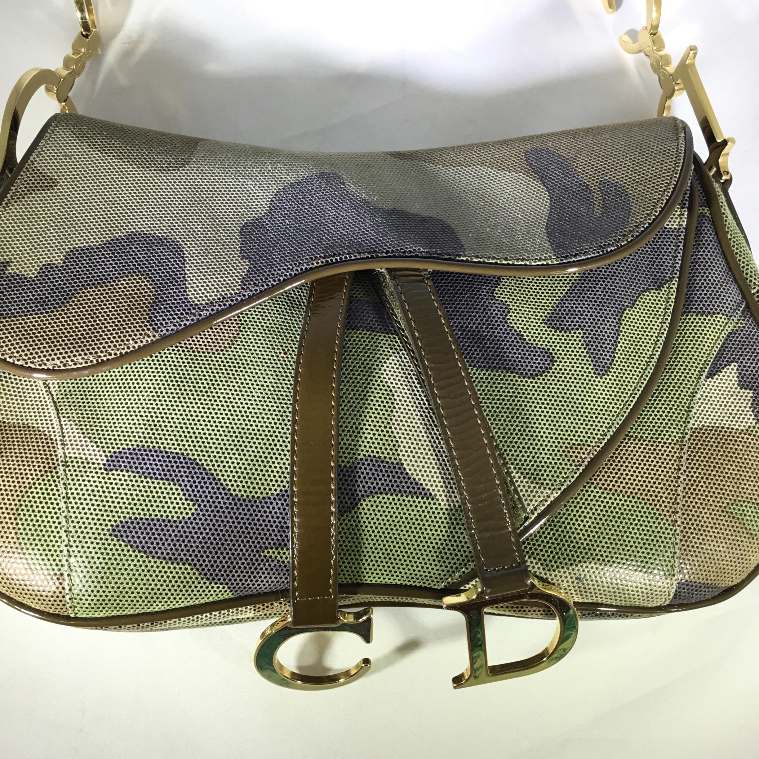 Christian Dior Camouflage Saddle Bag 5