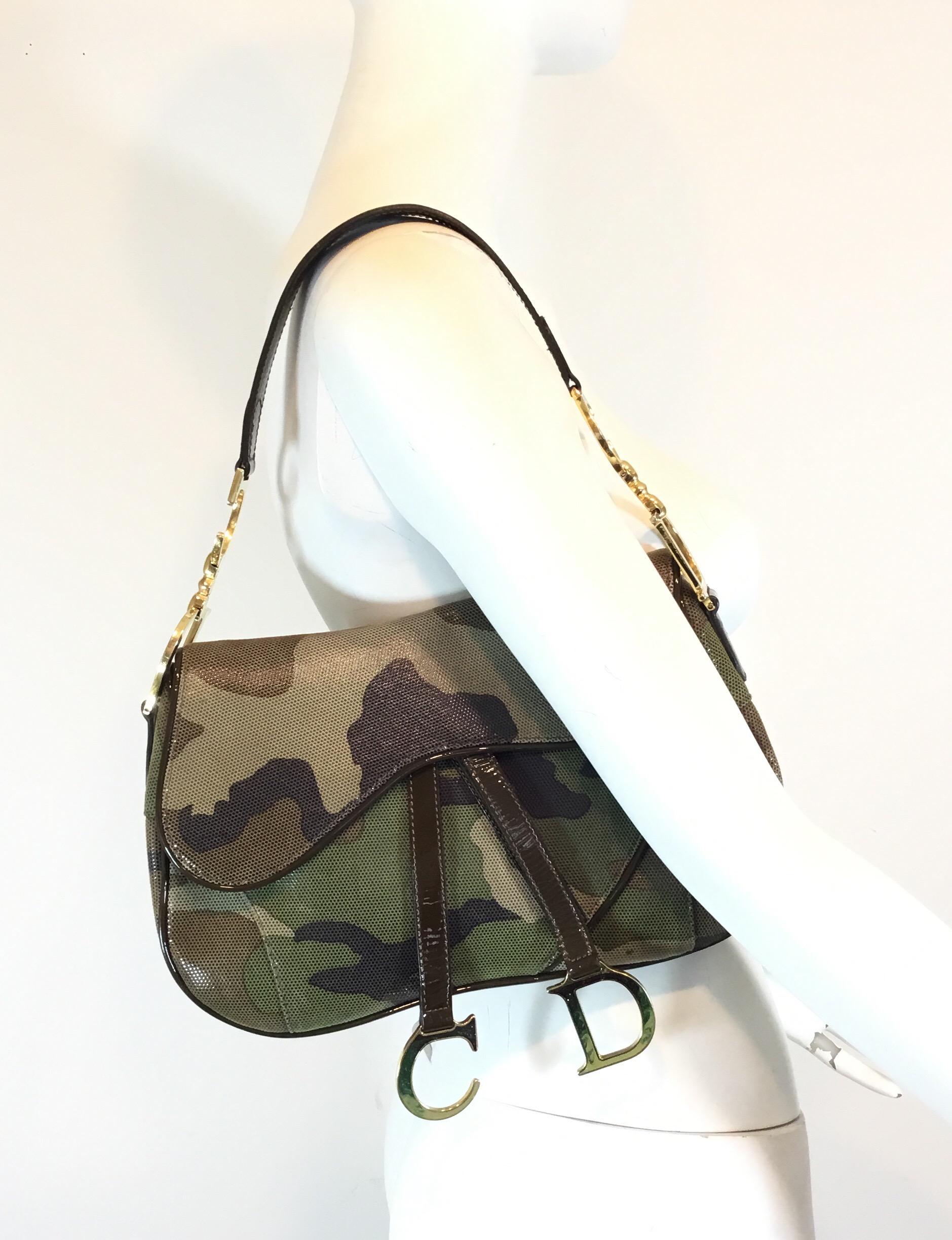 Christian Dior Camouflage Saddle Bag 6