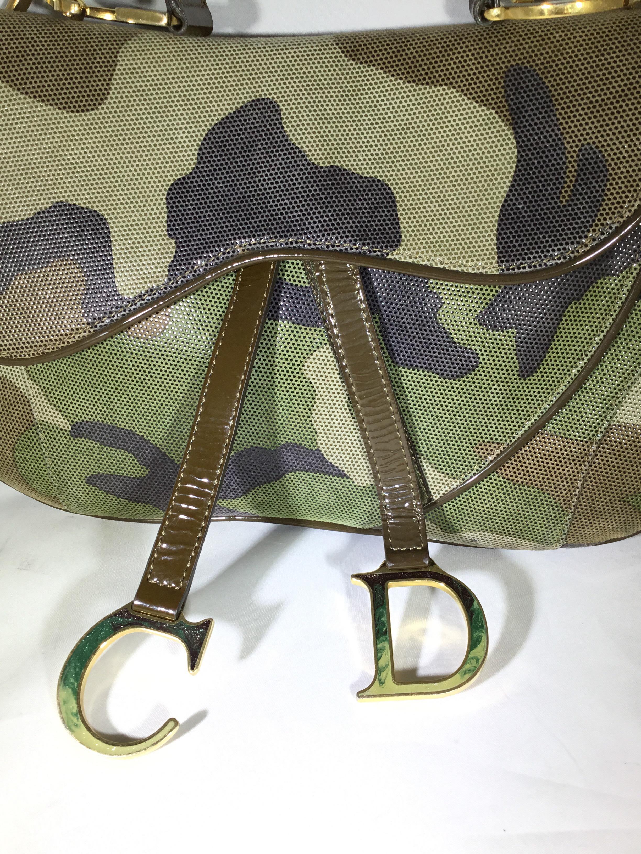 saddle camouflage bag