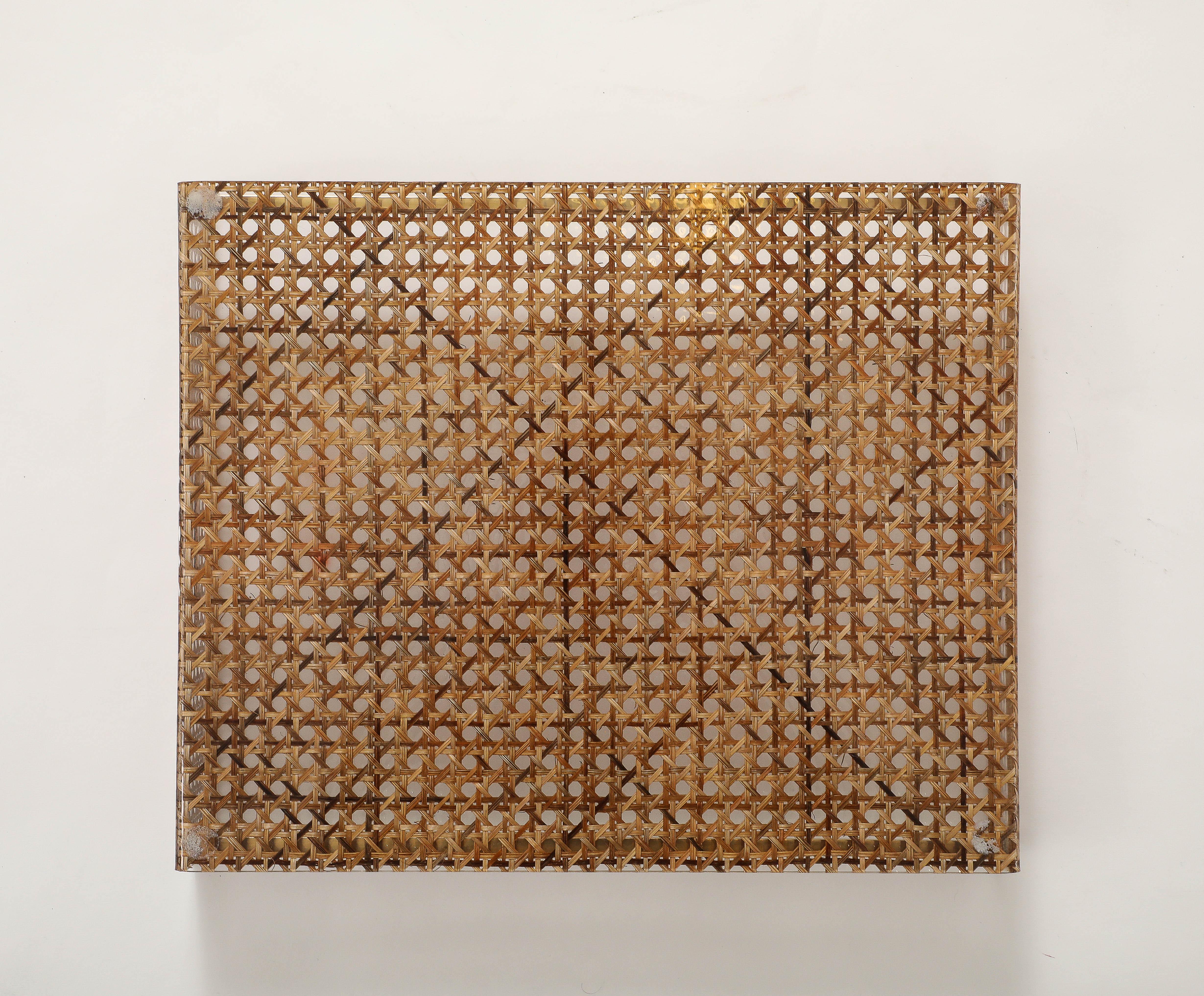 Christian Dior Cane, Brass, Plexiglass Tray, France, c. 1950-70 10