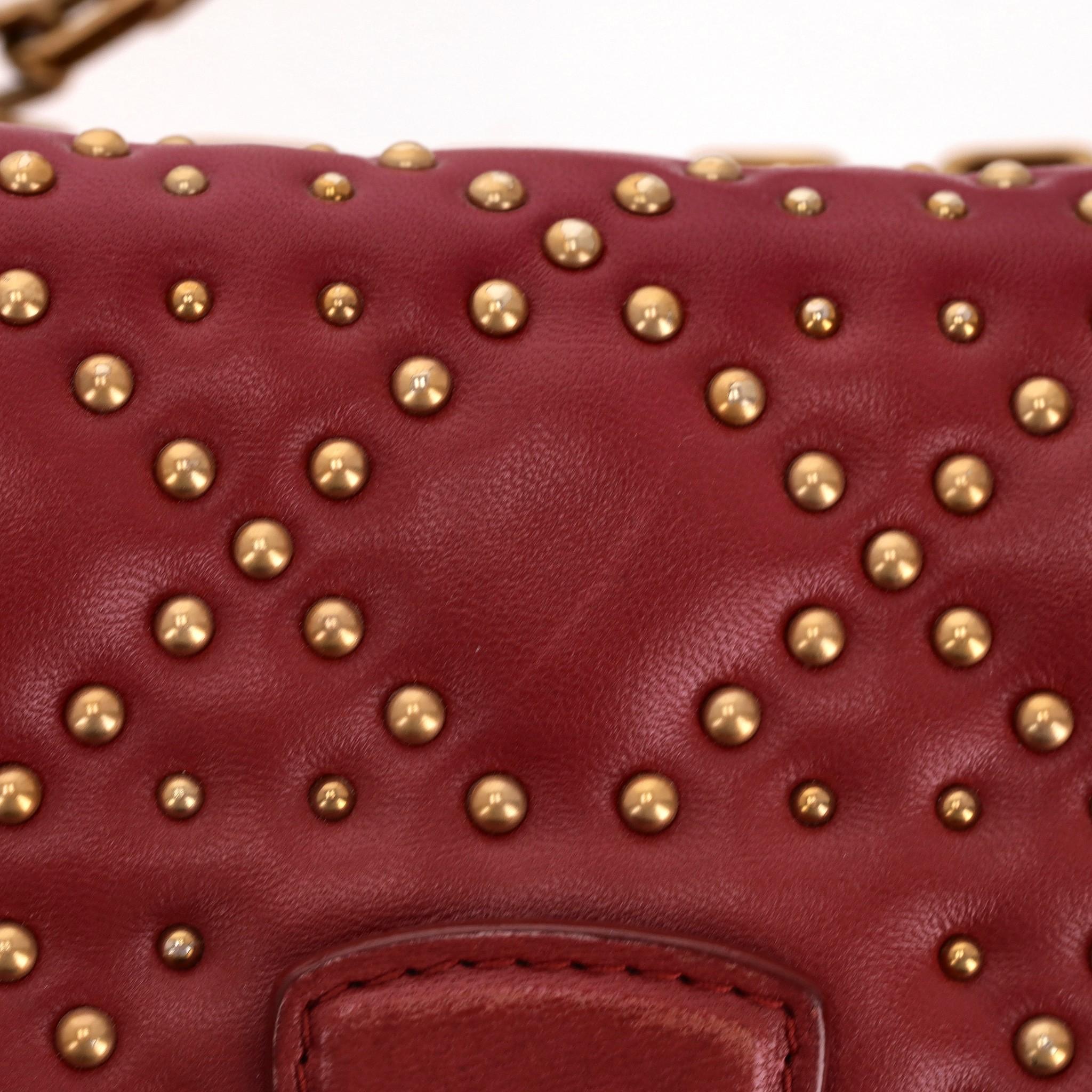 Christian Dior Cannage Dioraddict Large Studded Bag For Sale 7