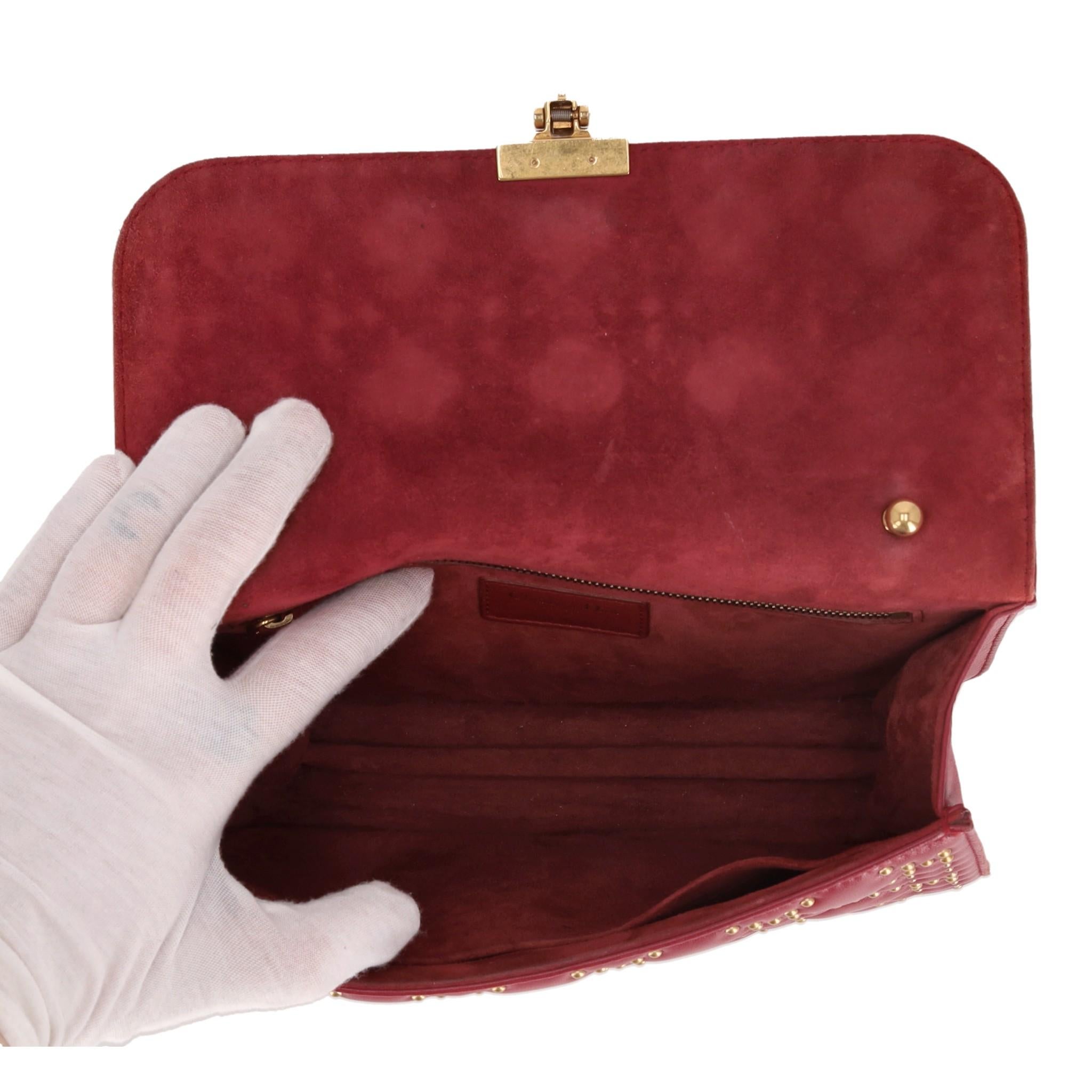 Christian Dior Cannage Dioraddict Large Studded Bag For Sale 2