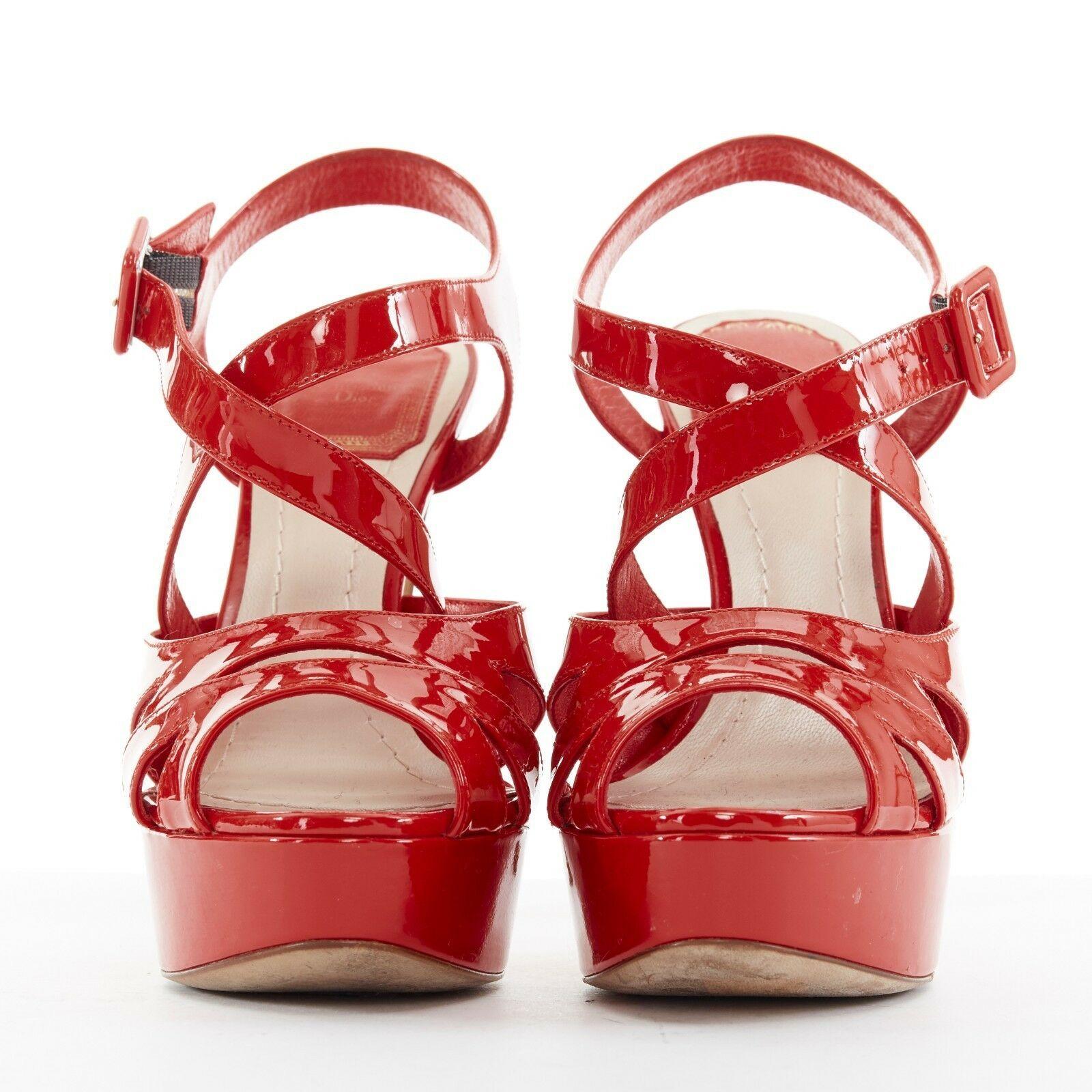 christian dior sandals red