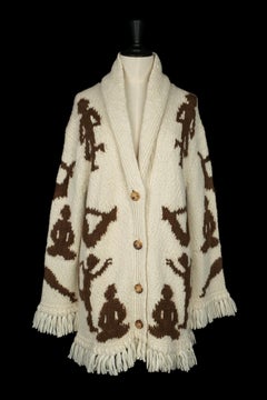 Christian Dior cardigan 'Grotte de Lascaux' by Maria Grazia Chiuri Resort 2018