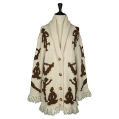 Christian Dior cardigan 'Grotte de Lascaux' by Maria Grazia Chiuri Resort 2018