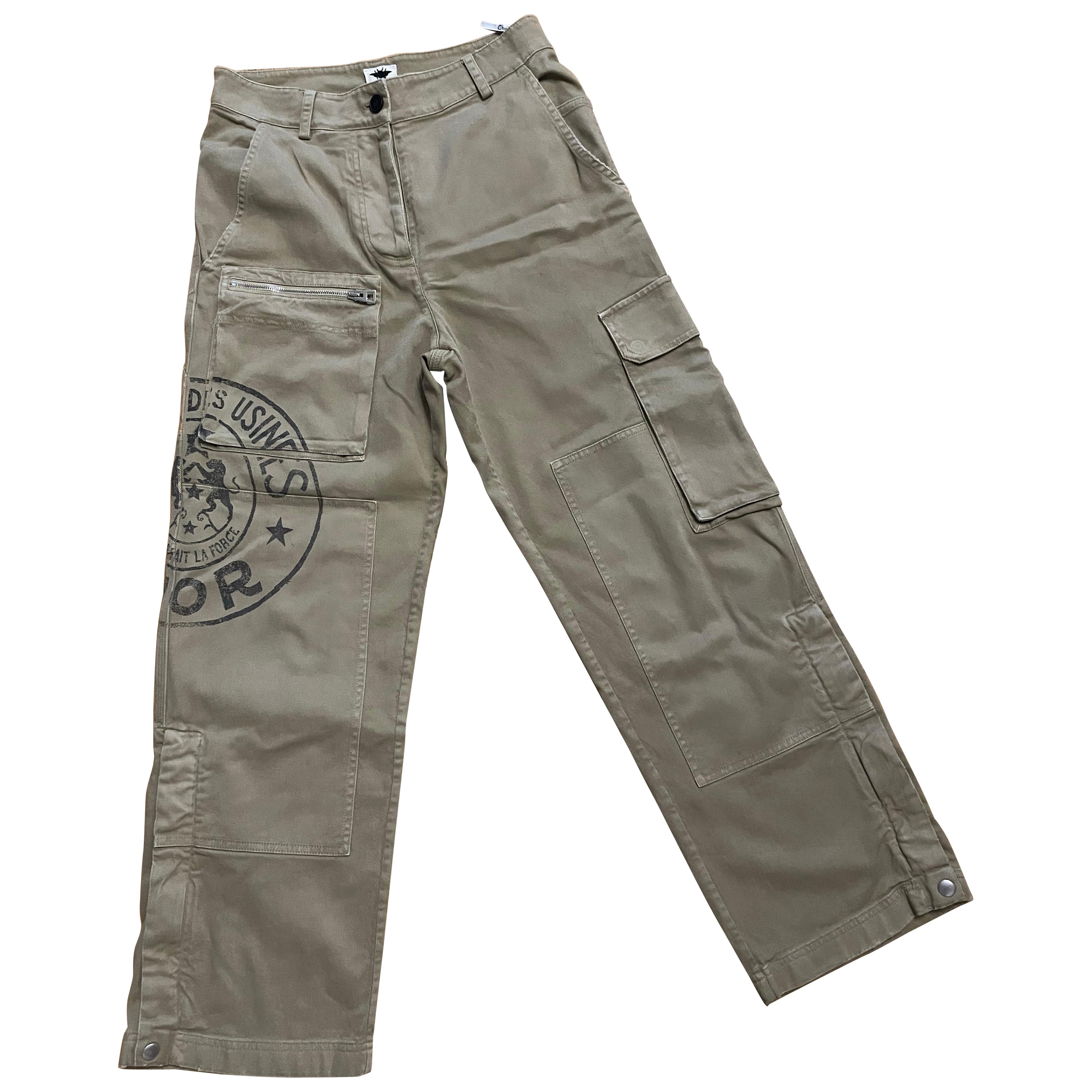 CHRISTIAN DIOR. Pantalon cargo en vente