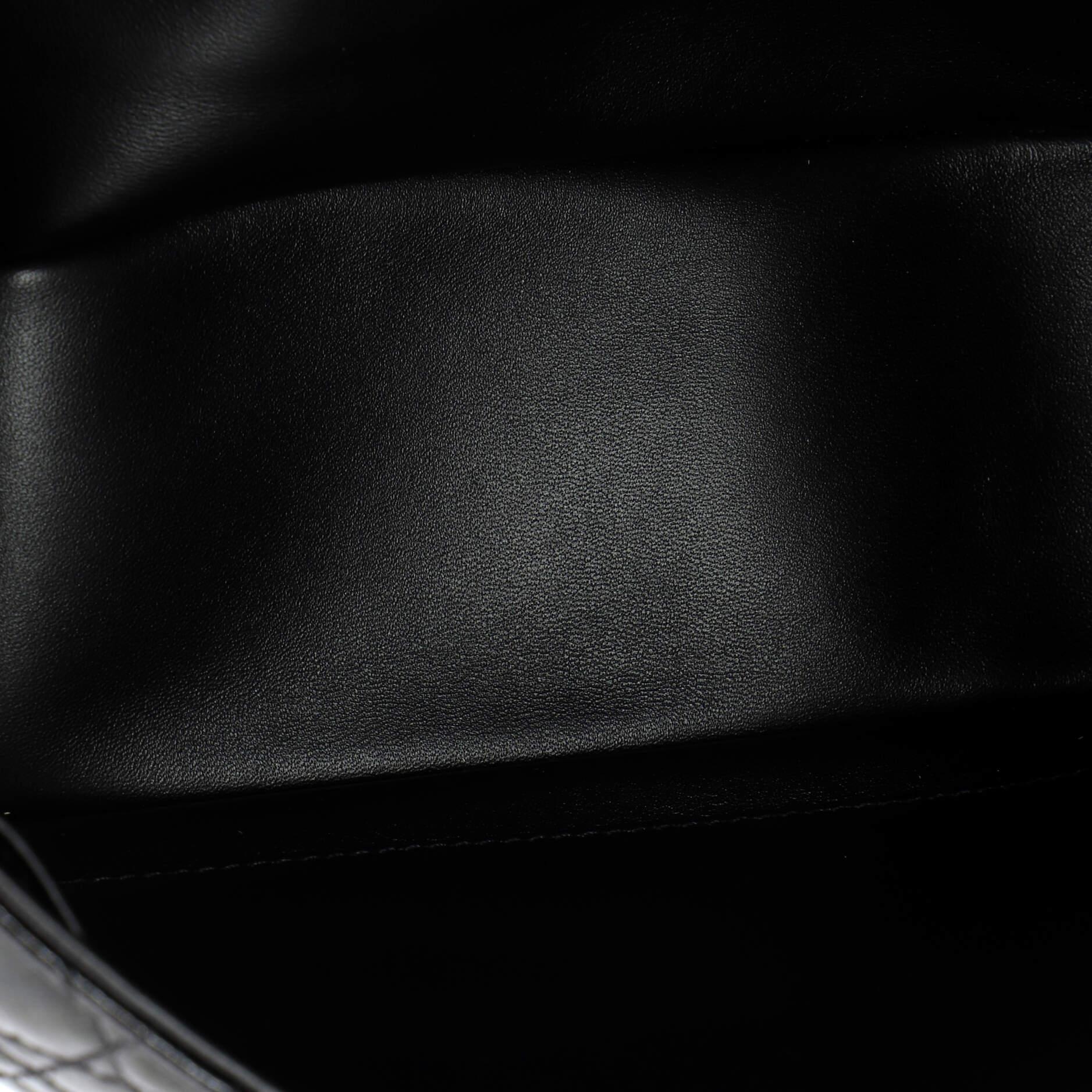Christian Dior Caro Bag Cannage Crinkled Patent Medium 1