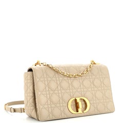Christian Dior Caro Bag Cannage Quilt Calfskin Medium