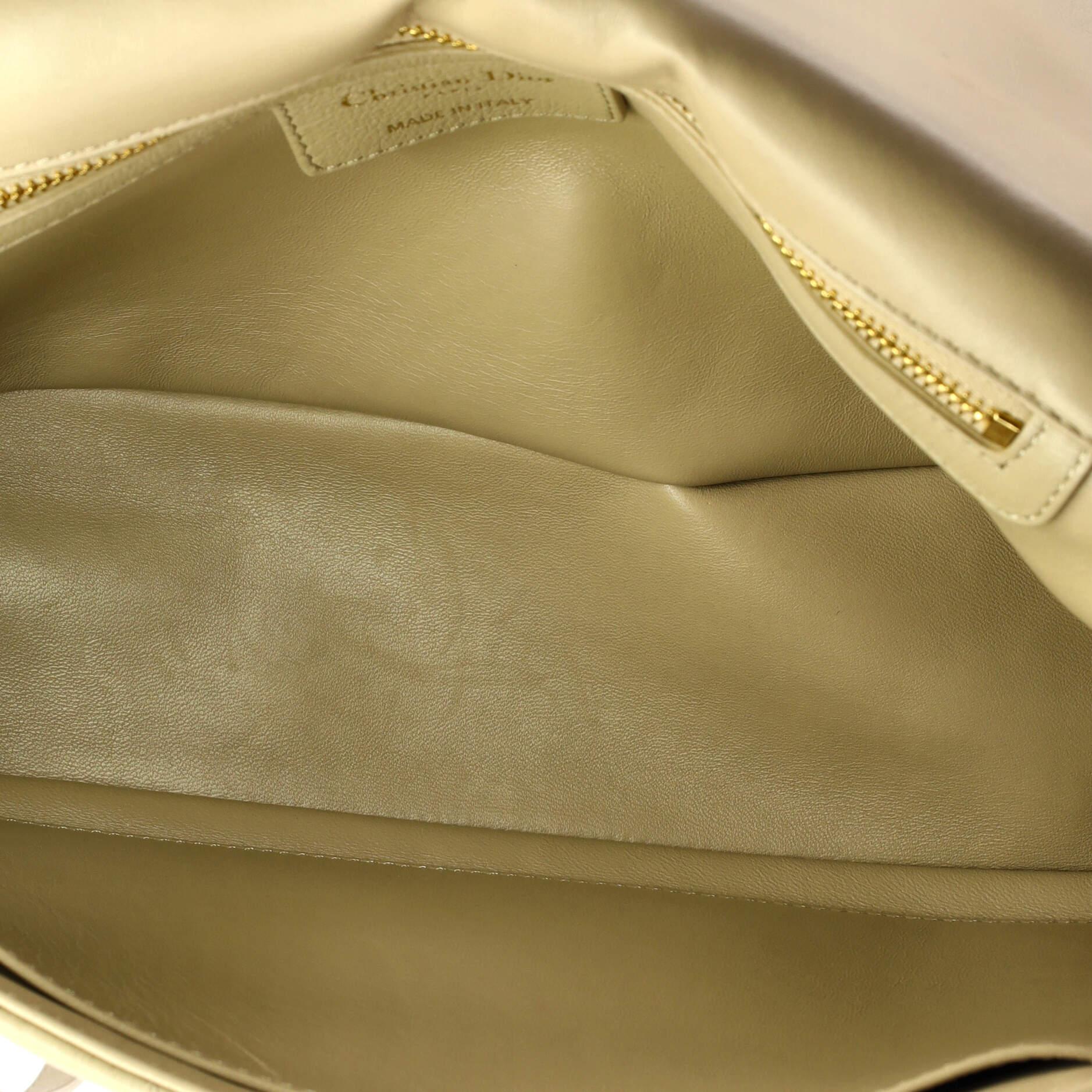 Christian Dior Caro Bag Cannage Quilt Calfskin Medium For Sale 1