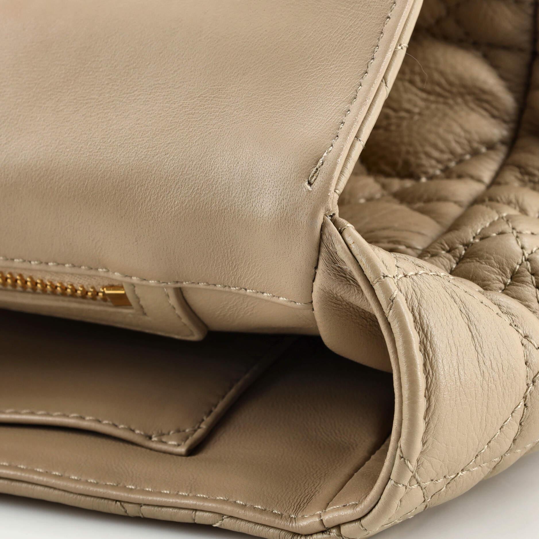 Christian Dior Caro Bag Cannage Quilt Calfskin Medium For Sale 3