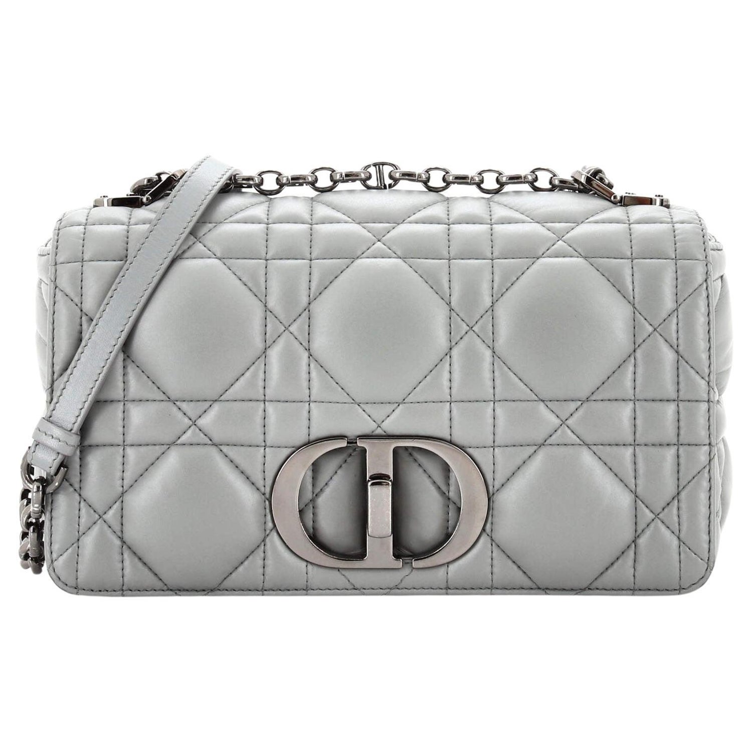 Dior Caro Colle Noire Clutch with Chain