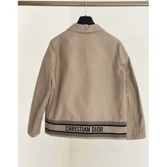 Christian Dior Caro Beige Khaki Trench Jacket - Size 36