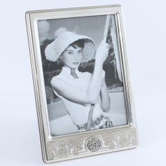 Christian Dior Bilderrahmen aus geschnitztem Sterlingsilber, um 1980