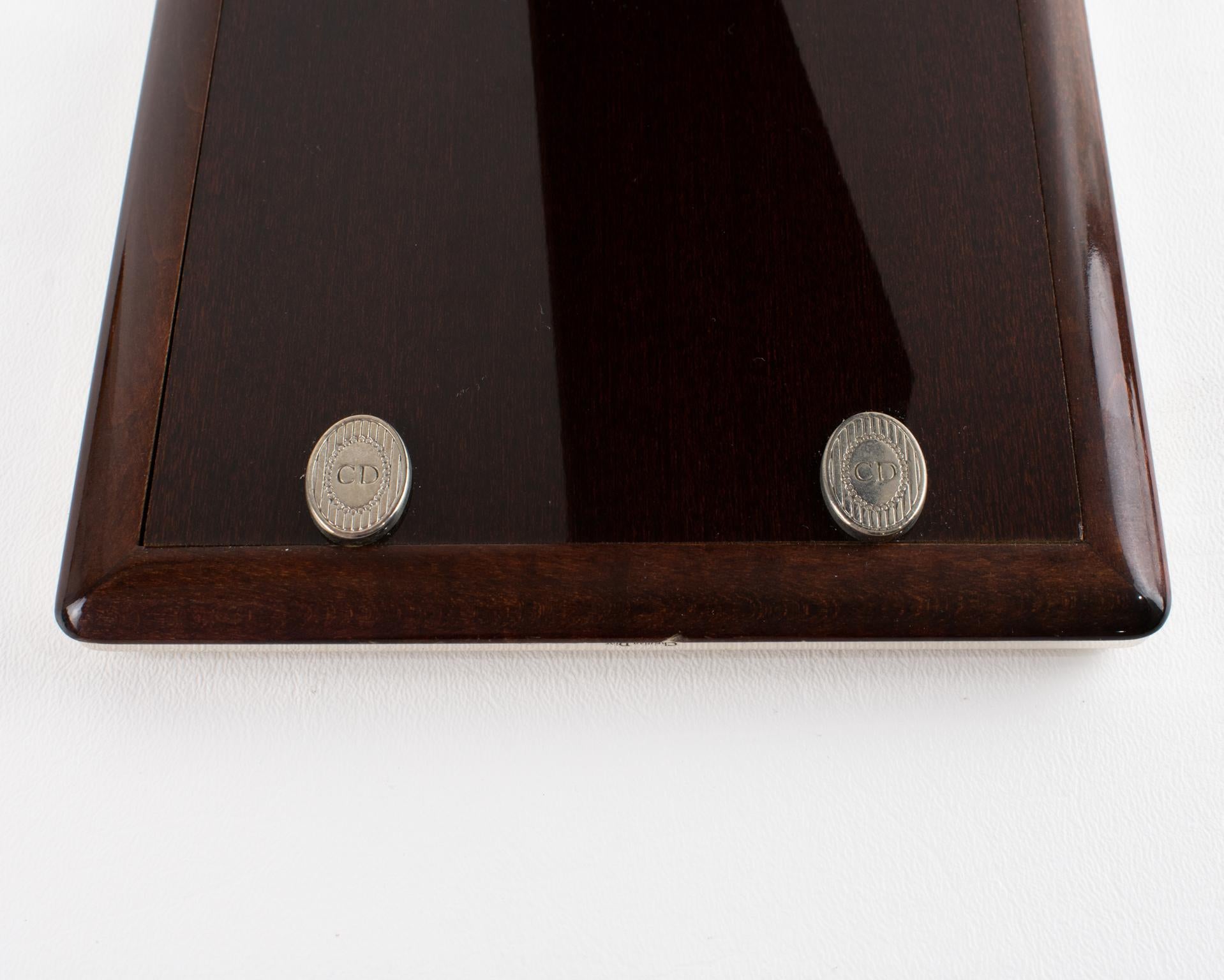 Late 20th Century Christian Dior Carved Sterling Silver Picture Frame, circa 1980 For Sale