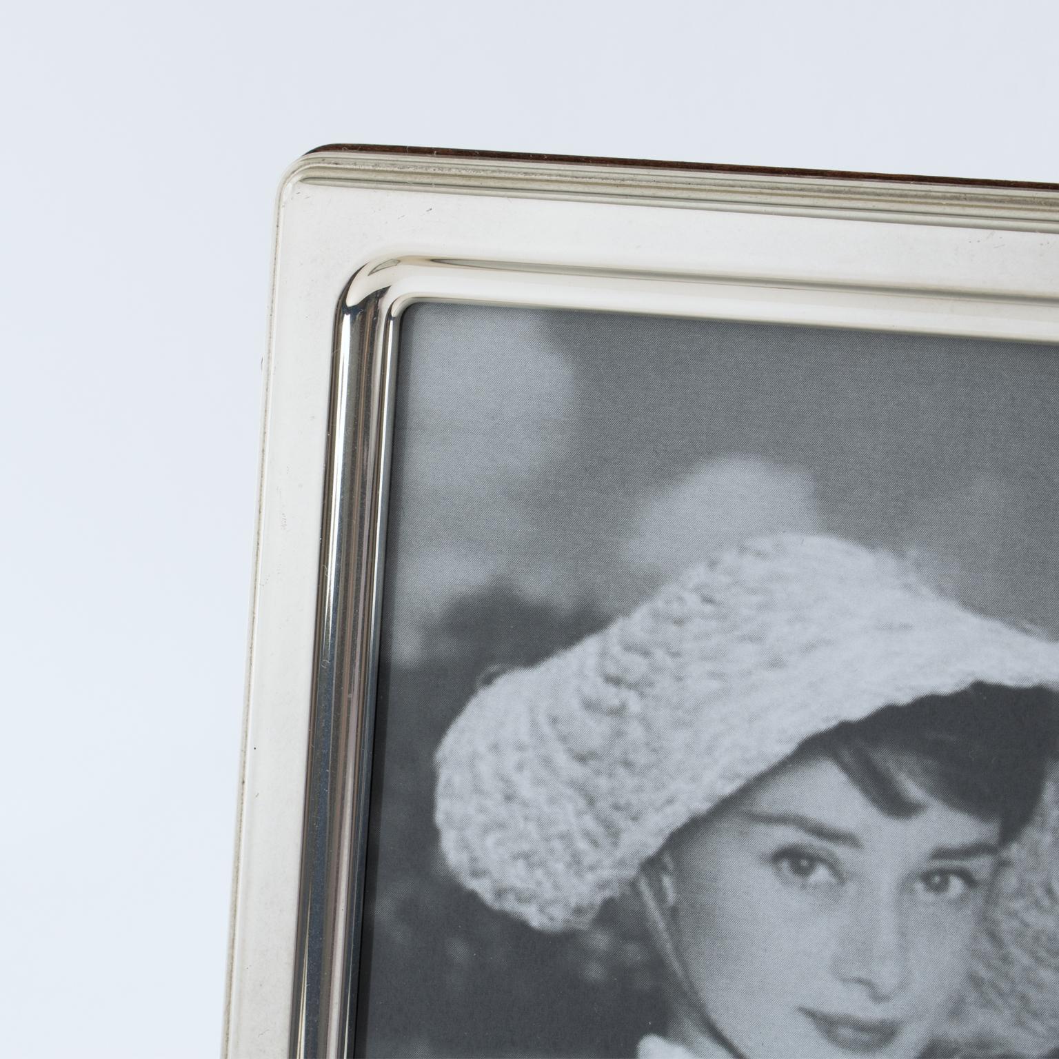 Christian Dior Carved Sterling Silver Picture Frame, circa 1980 For Sale 3