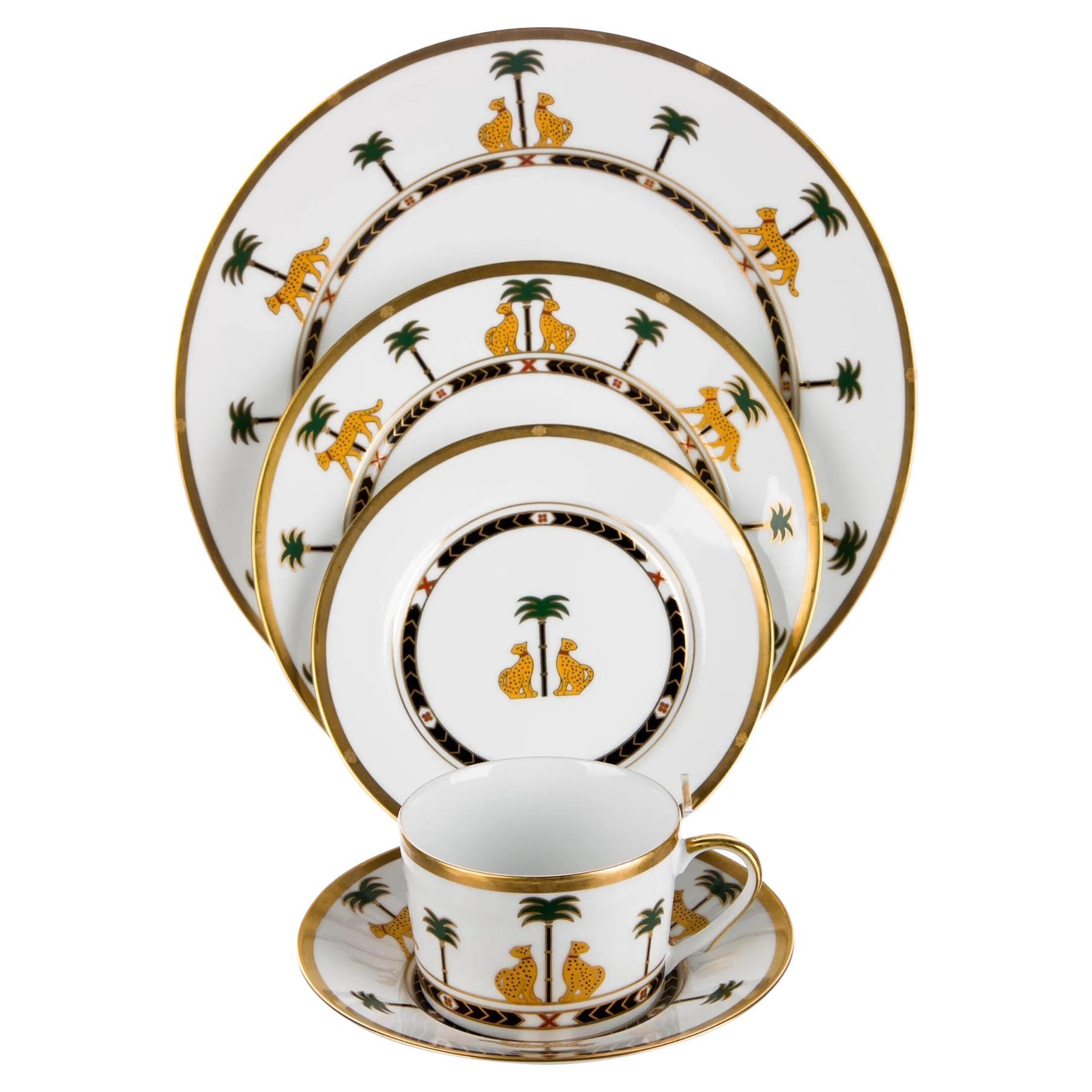 Christian Dior Casablanca Dinnerware Set ~ 4 Place Settings / 16 pieces