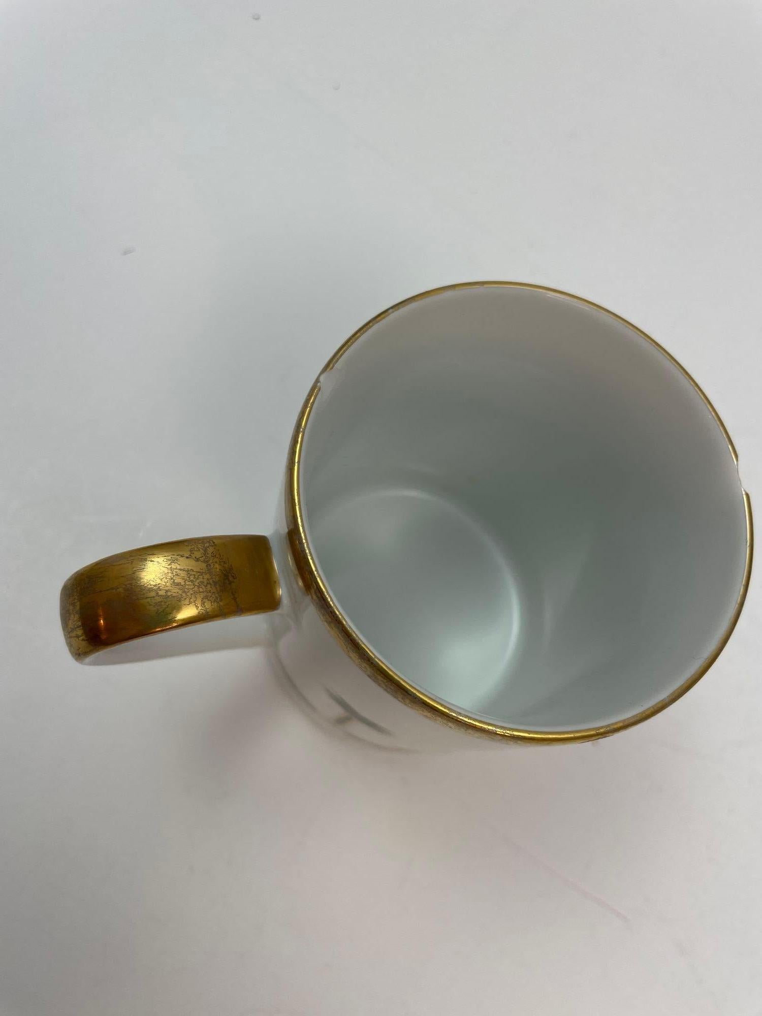Christian Dior Casablanca Becher aus feinem China-Porzellan Japan (Chipped) (20. Jahrhundert) im Angebot