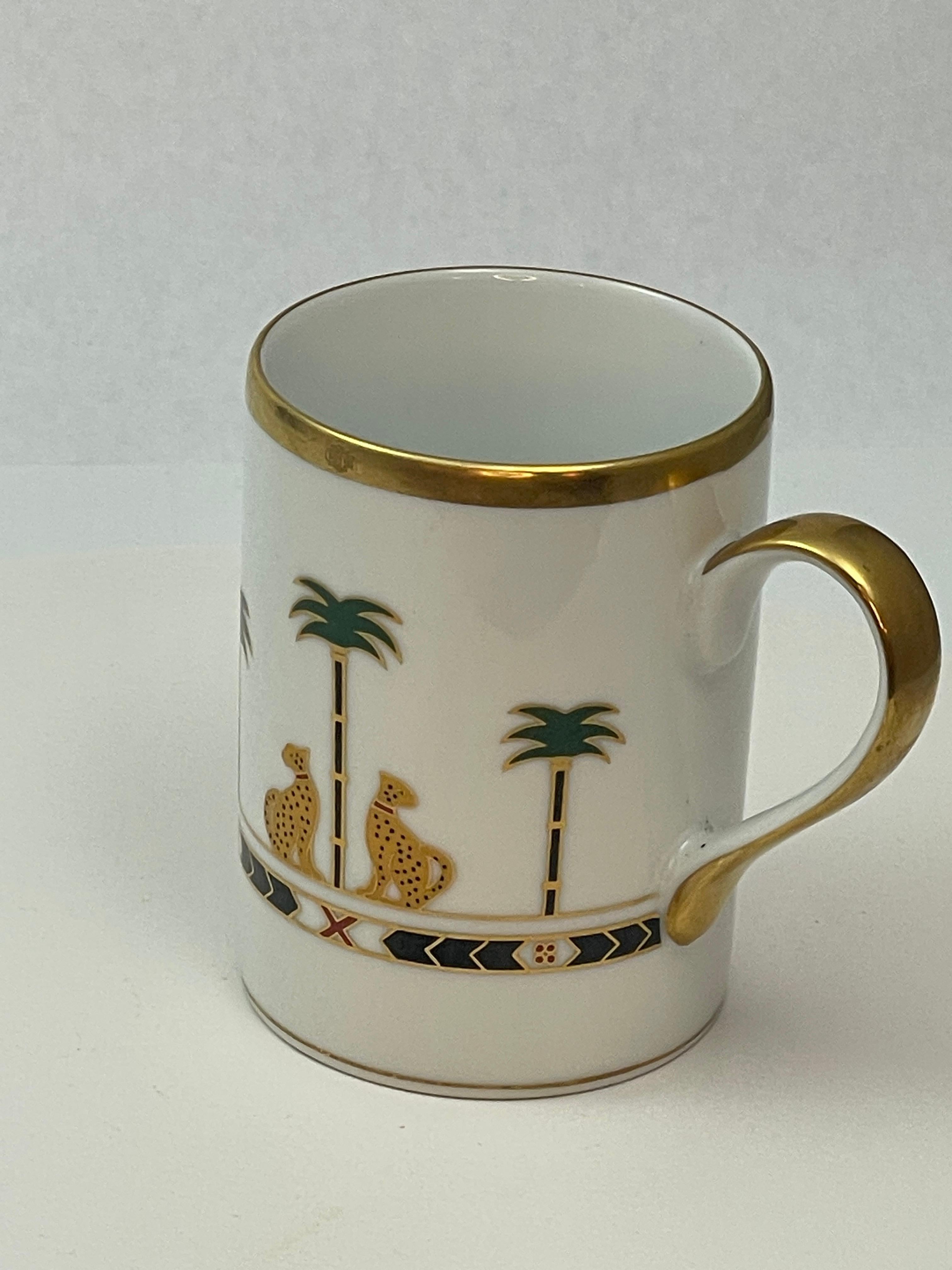 Christian Dior Casablanca Becher aus feinem China-Porzellan Japan 7