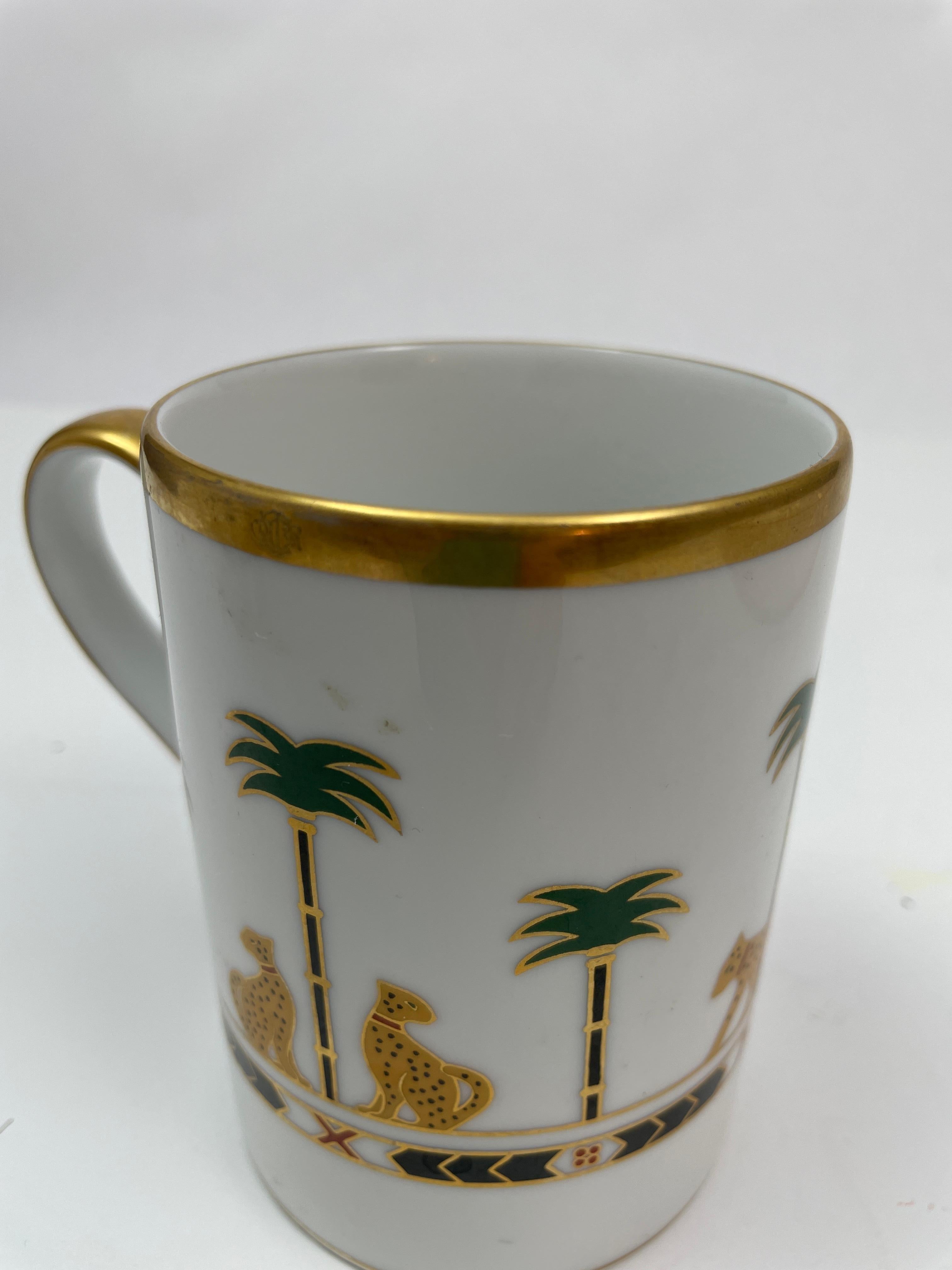 Christian Dior Casablanca Becher aus feinem China-Porzellan Japan 1