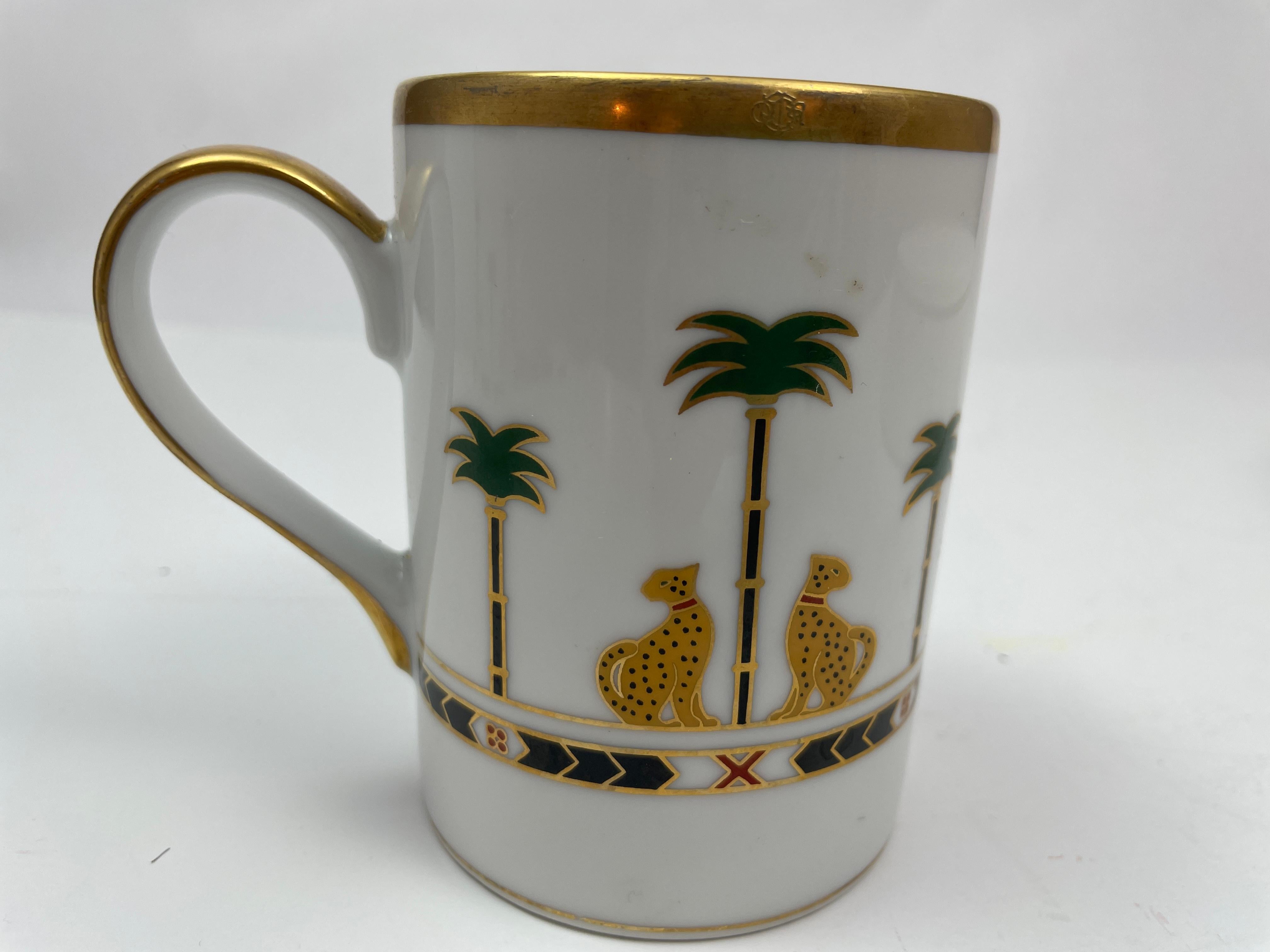Christian Dior Casablanca Becher aus feinem China-Porzellan Japan 3