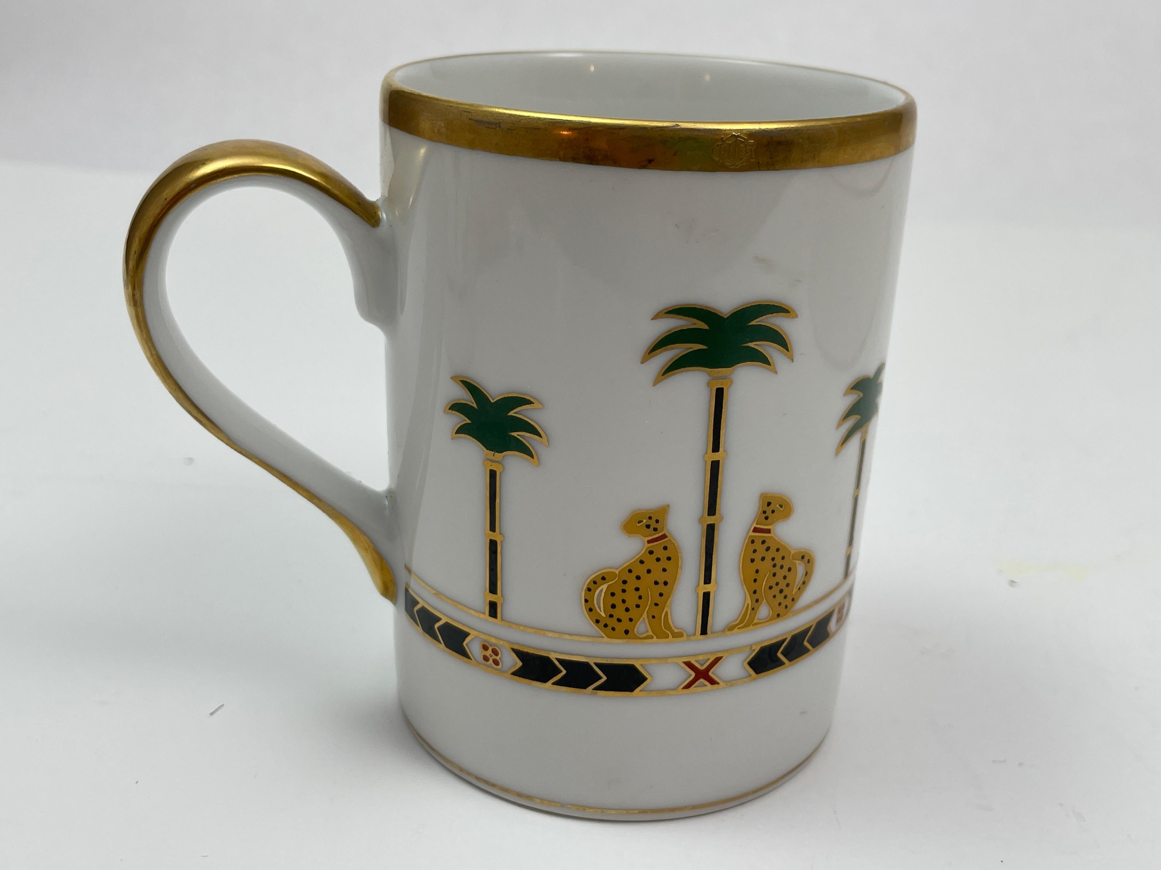 Christian Dior Casablanca Becher aus feinem China-Porzellan Japan 4