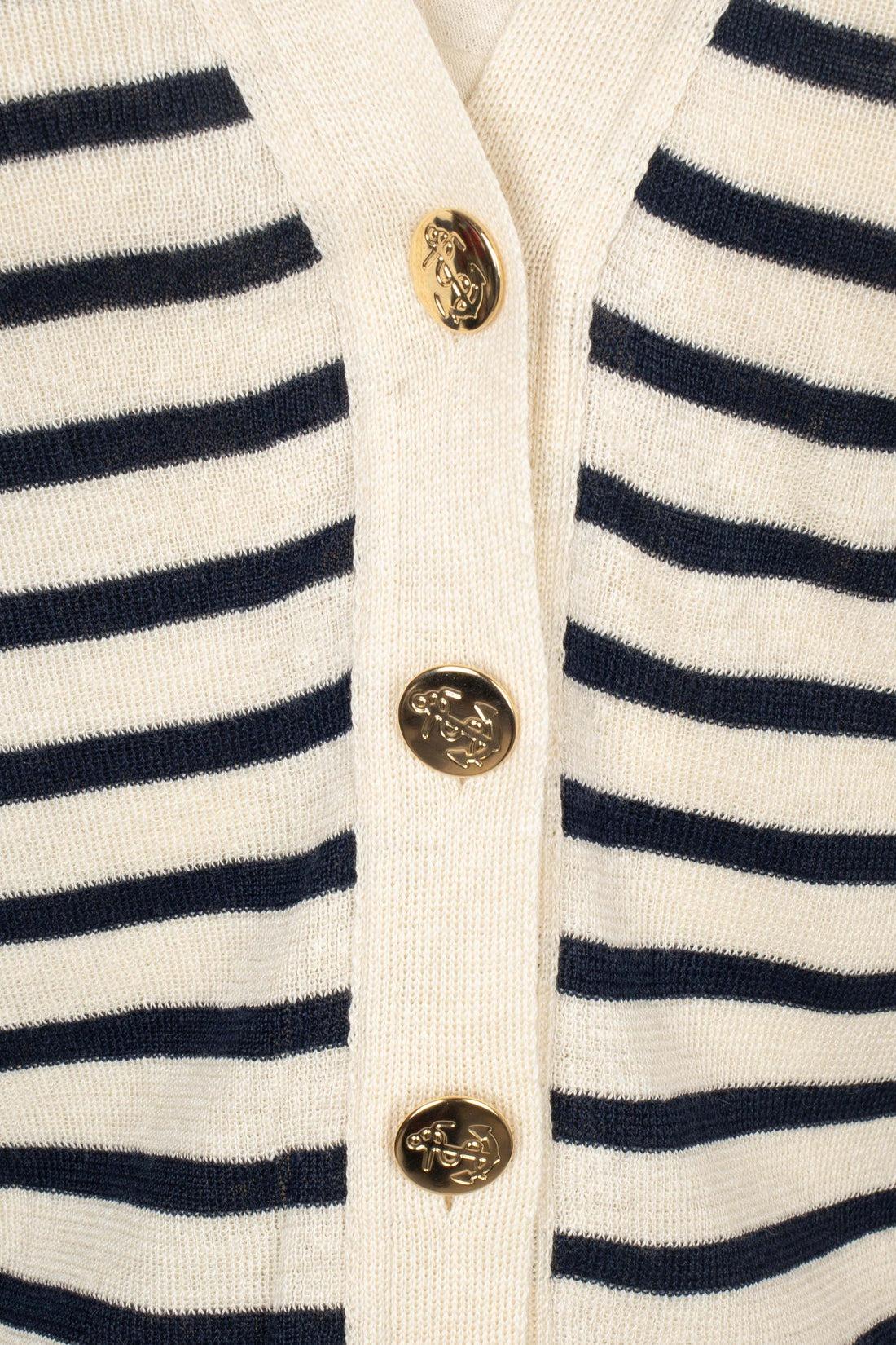 Women's Christian Dior Cashmere and Linen Cardigan Top For Sale