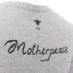 CHRISTIAN DIOR Cashmere Embroidered Sweater FR34