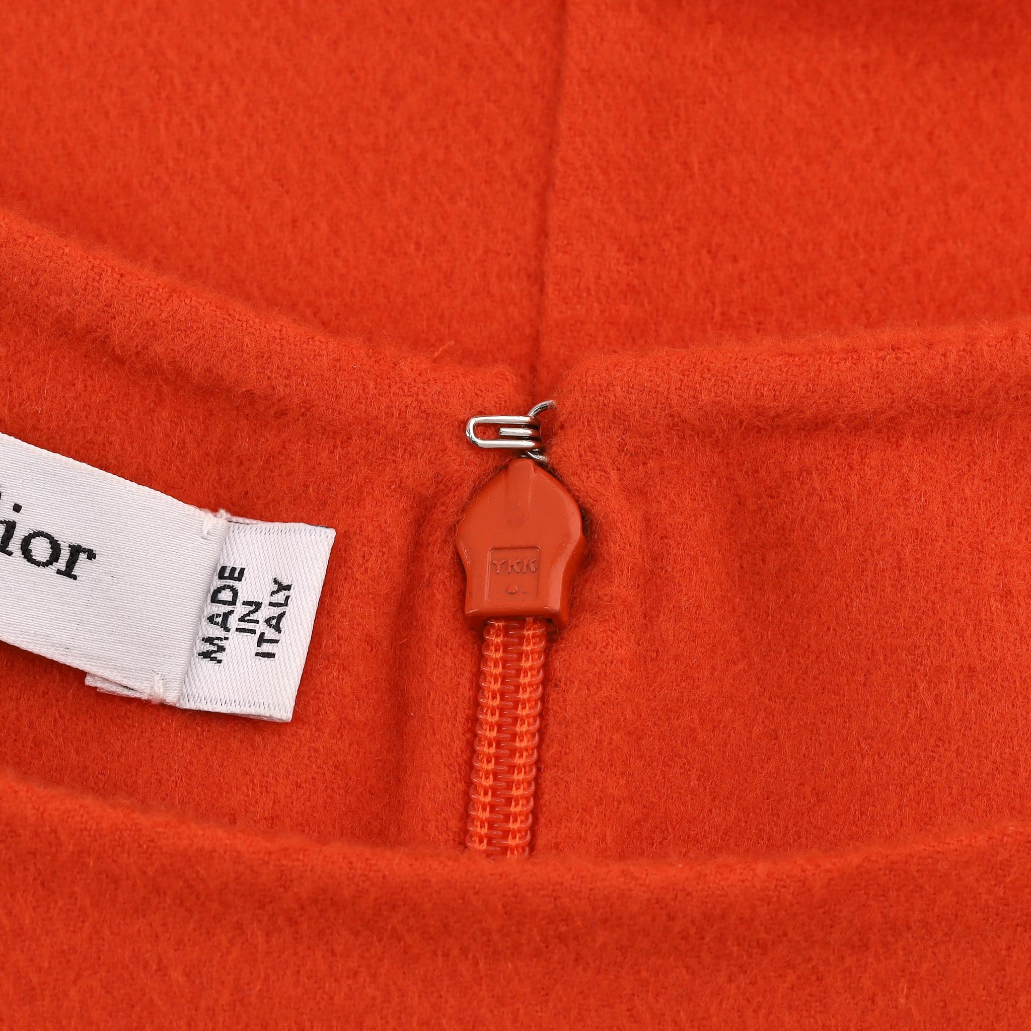 Christian Dior - Robe fourreau en cachemire en vente 2