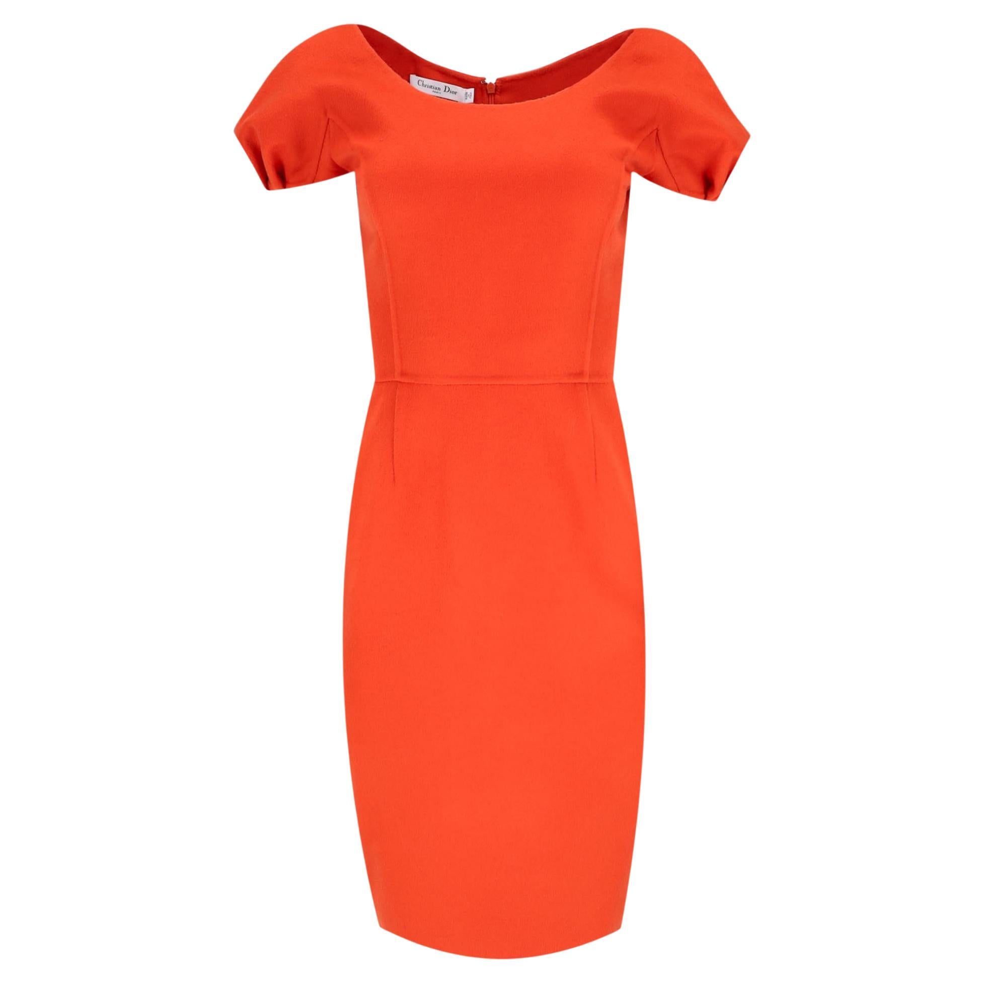 Christian Dior - Robe fourreau en cachemire en vente