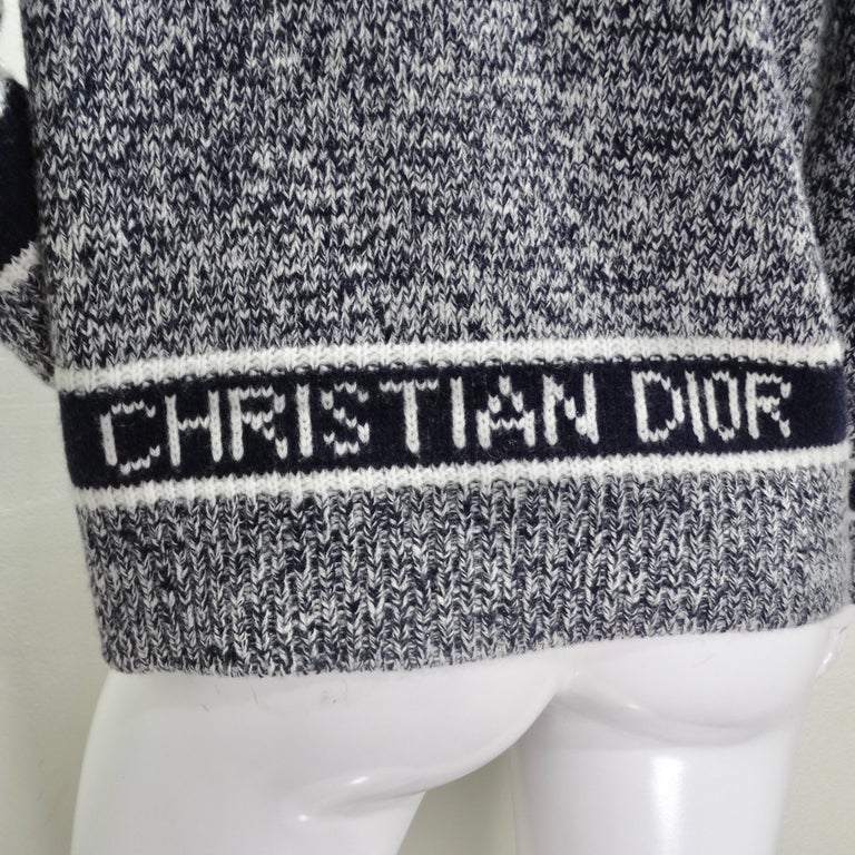 Christian Dior Cashmere V Neck Sweater at 1stDibs