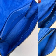 Christian Dior CD J'ADIOR Blue Flap Leather Shoulder Bag