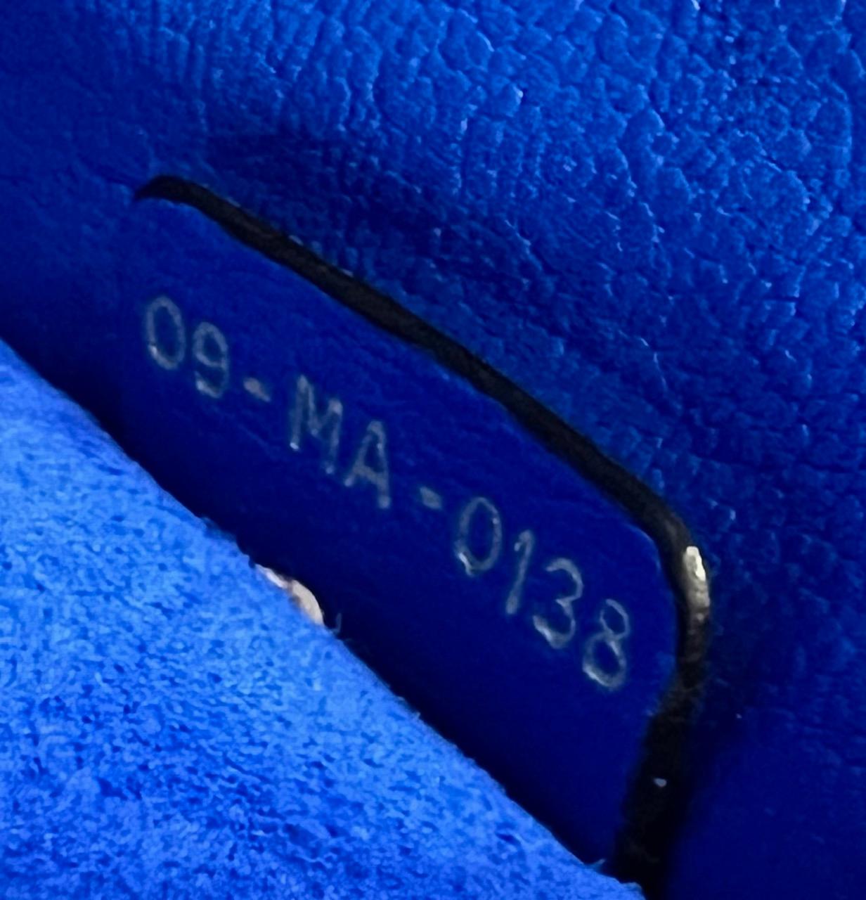 Christian Dior CD J'ADIOR Blue Flap Leather Shoulder Bag For Sale 4