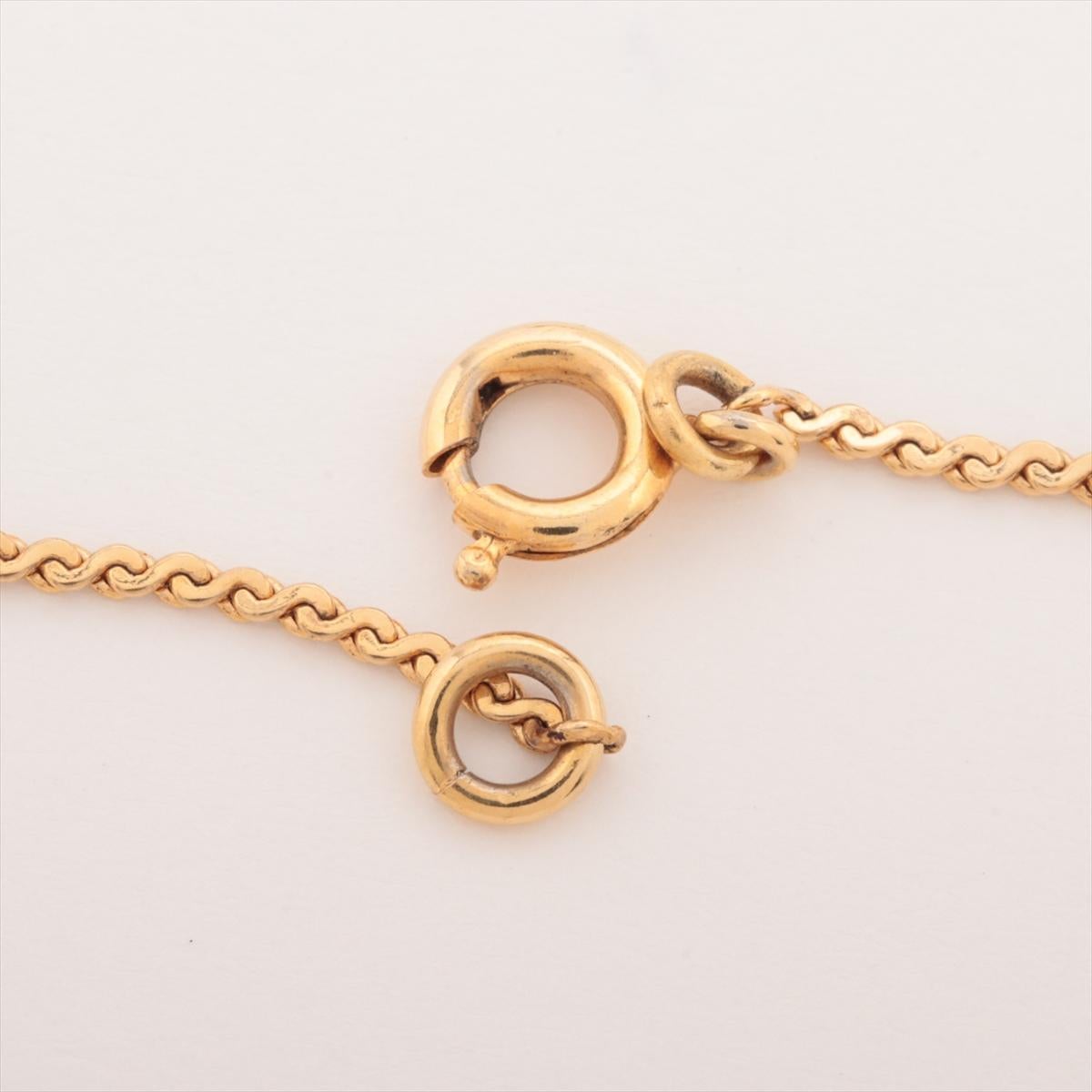 Christian Dior CD Logo Rope Chain Bracelet In Good Condition For Sale In Indianapolis, IN