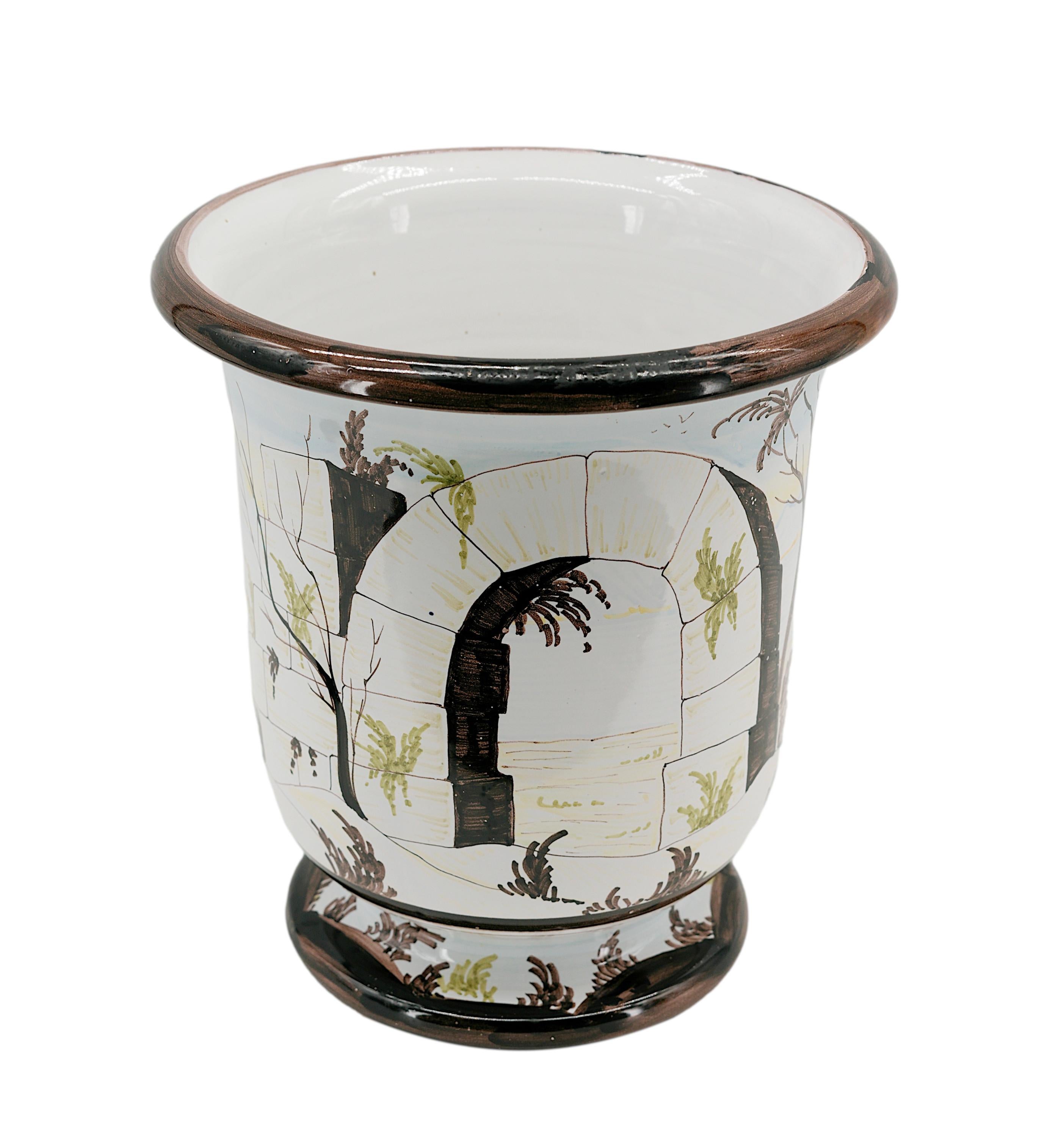 Christian DIOR Ceramic Vase 1980s For Sale 5