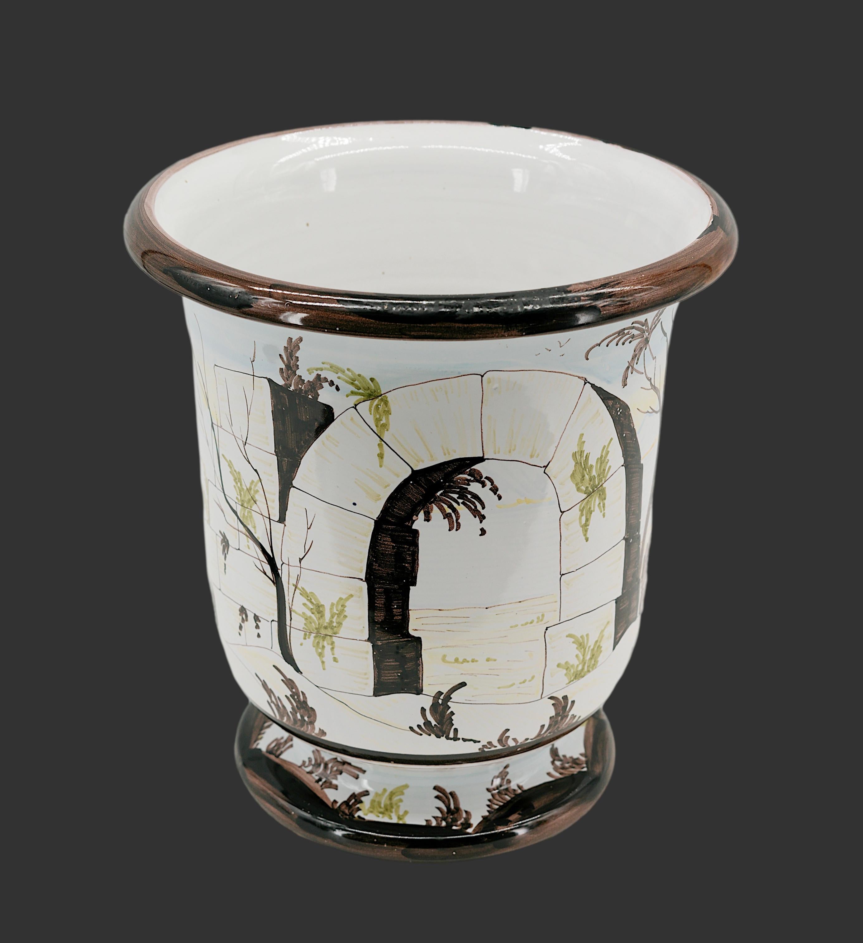 Christian DIOR Ceramic Vase 1980s For Sale 6
