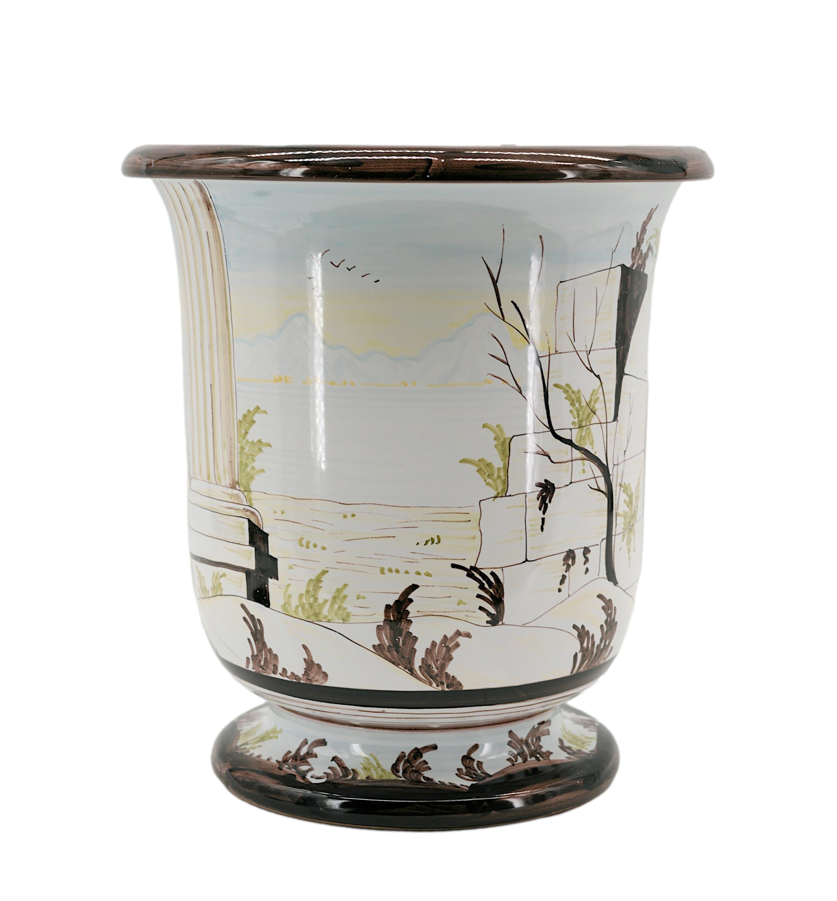 Christian DIOR Ceramic Vase 1980s For Sale 2