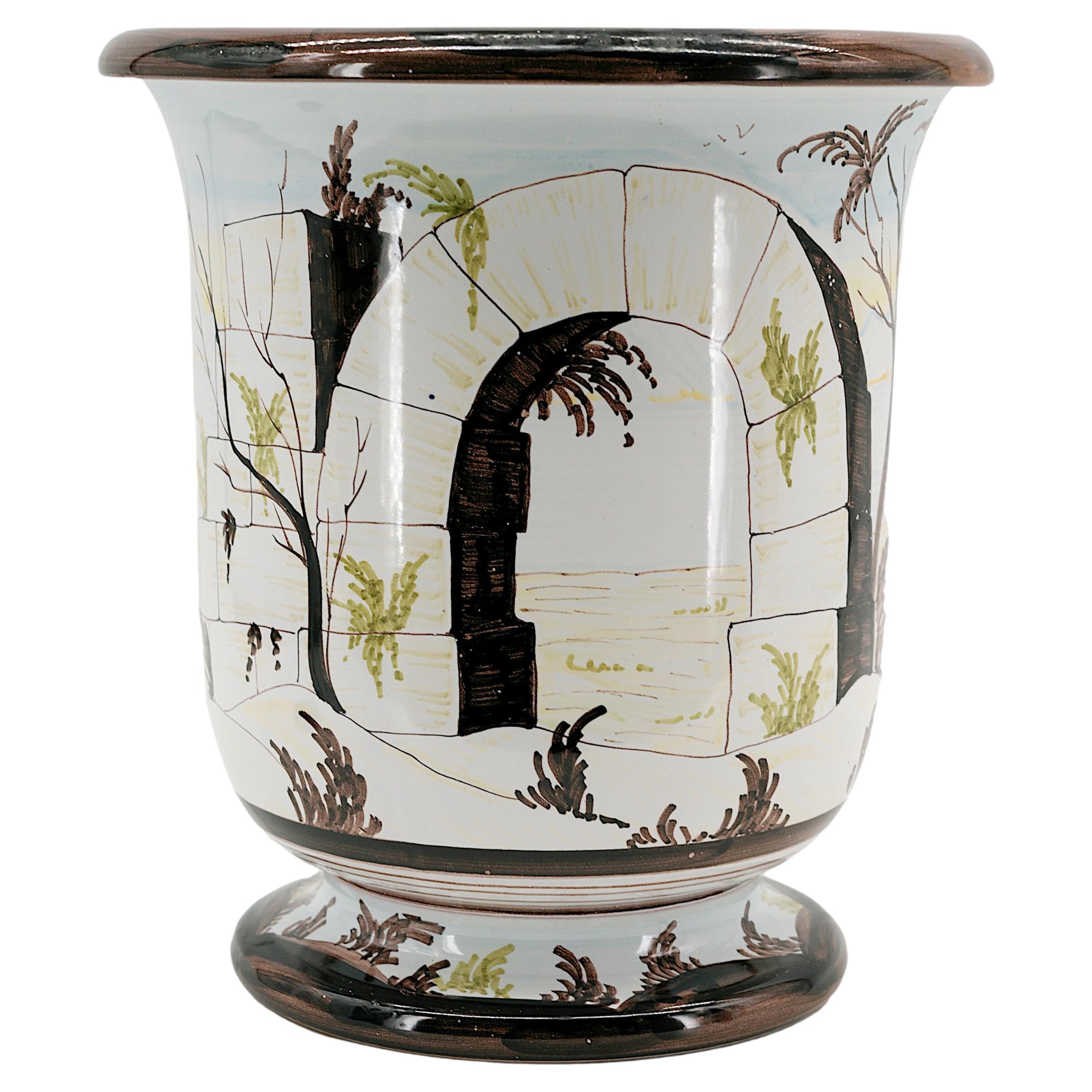 Christian DIOR Ceramic Vase 1980s For Sale