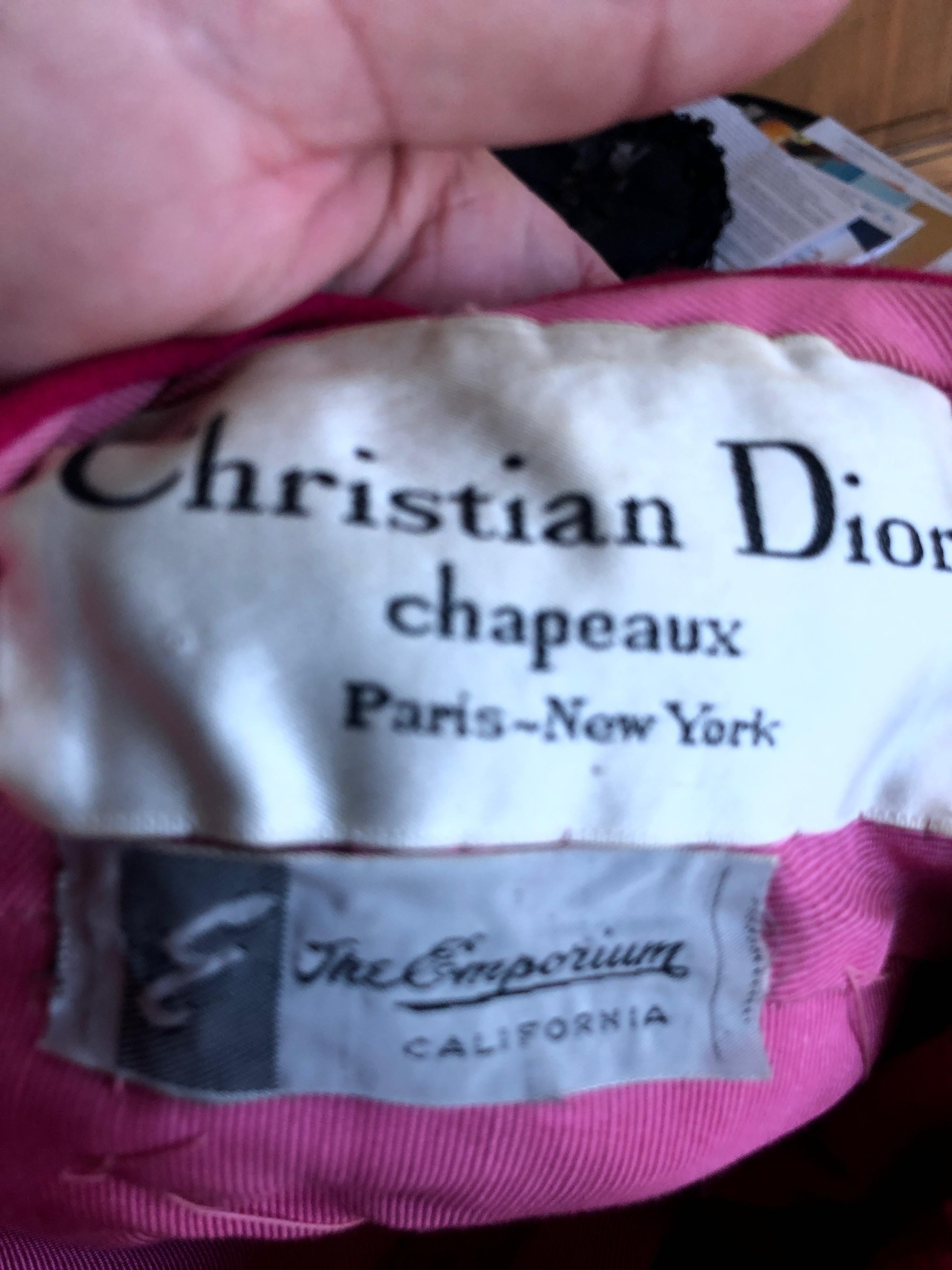 Christian Dior Chapeaux Colorful 60's Turban   For Sale 3