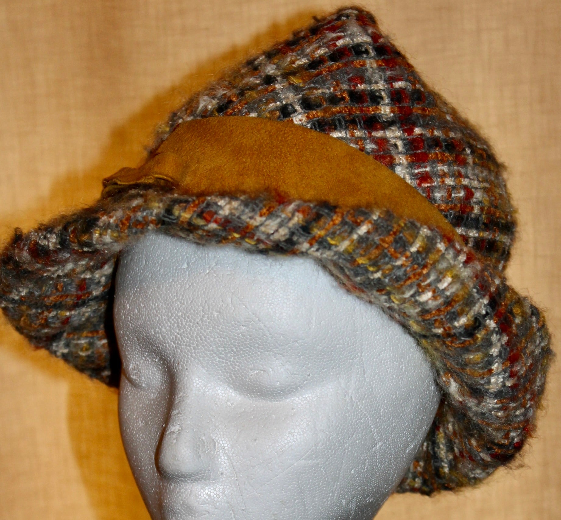 Sombrero clásico de otoño Tweed 