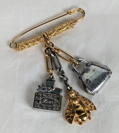 Christian Dior Charm Brooch, Galliano